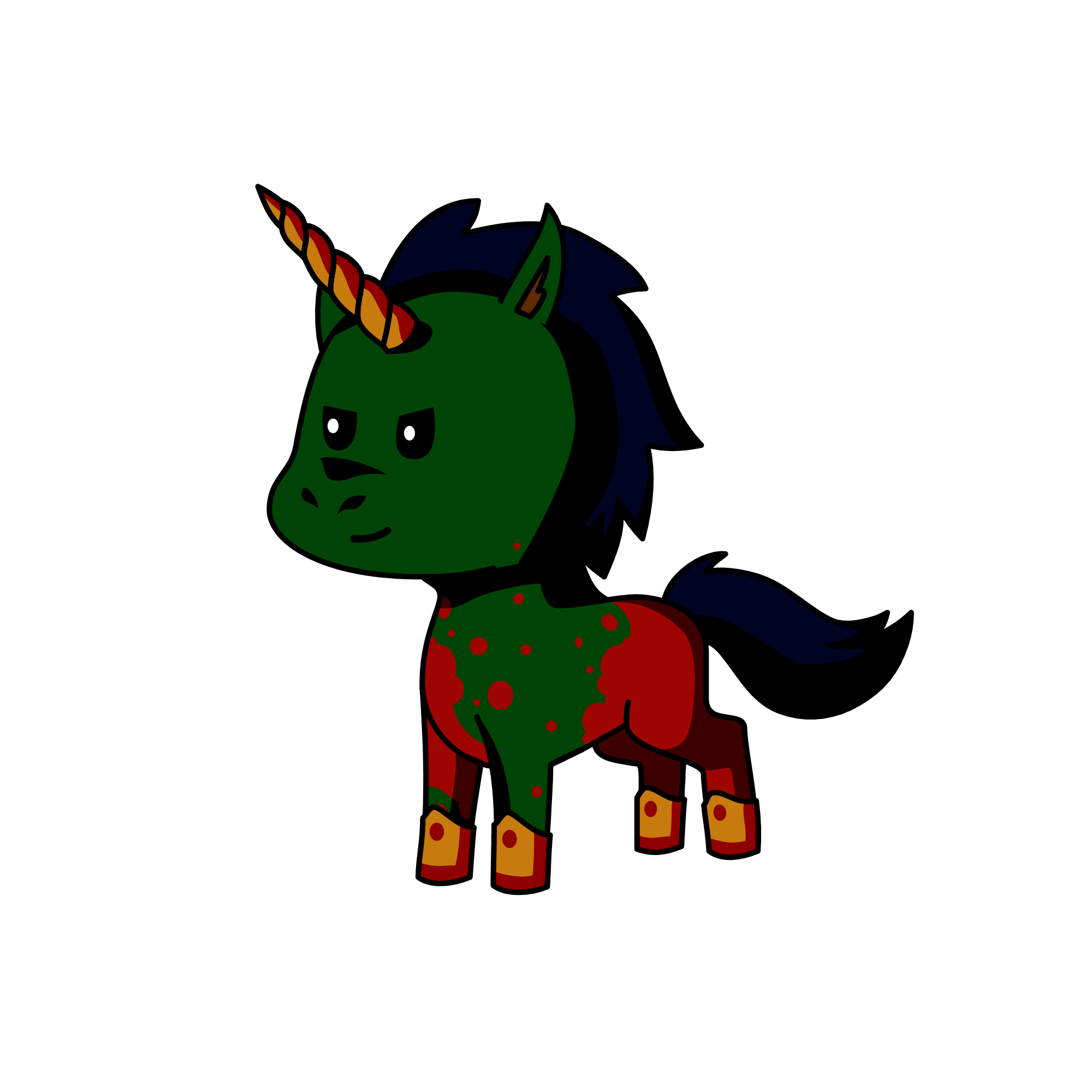 Dark Horse, the unicorn
