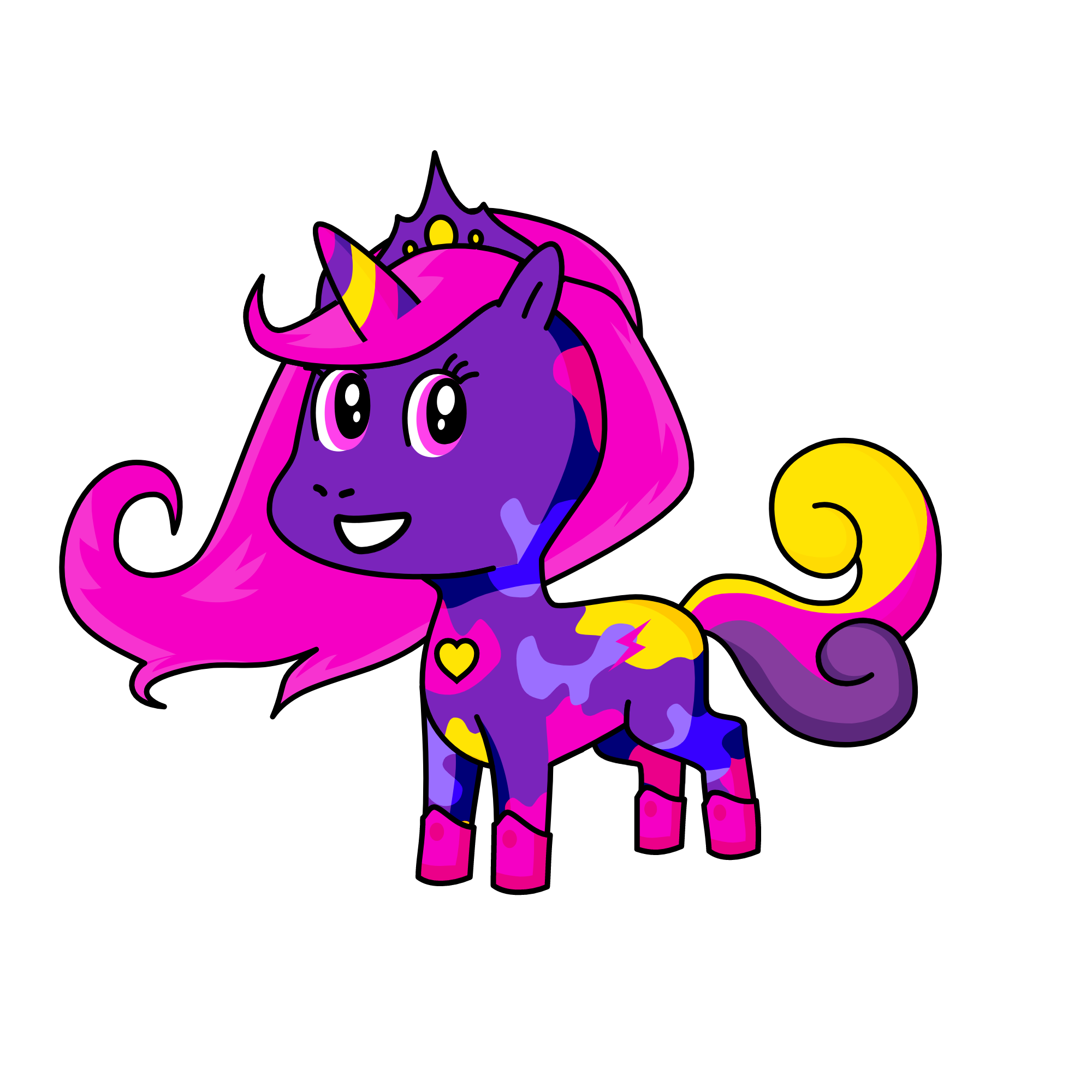 Pop Princess, the unicorn