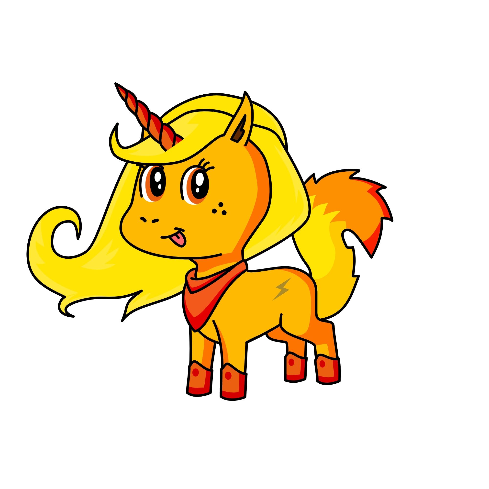 Lavaella, the unicorn