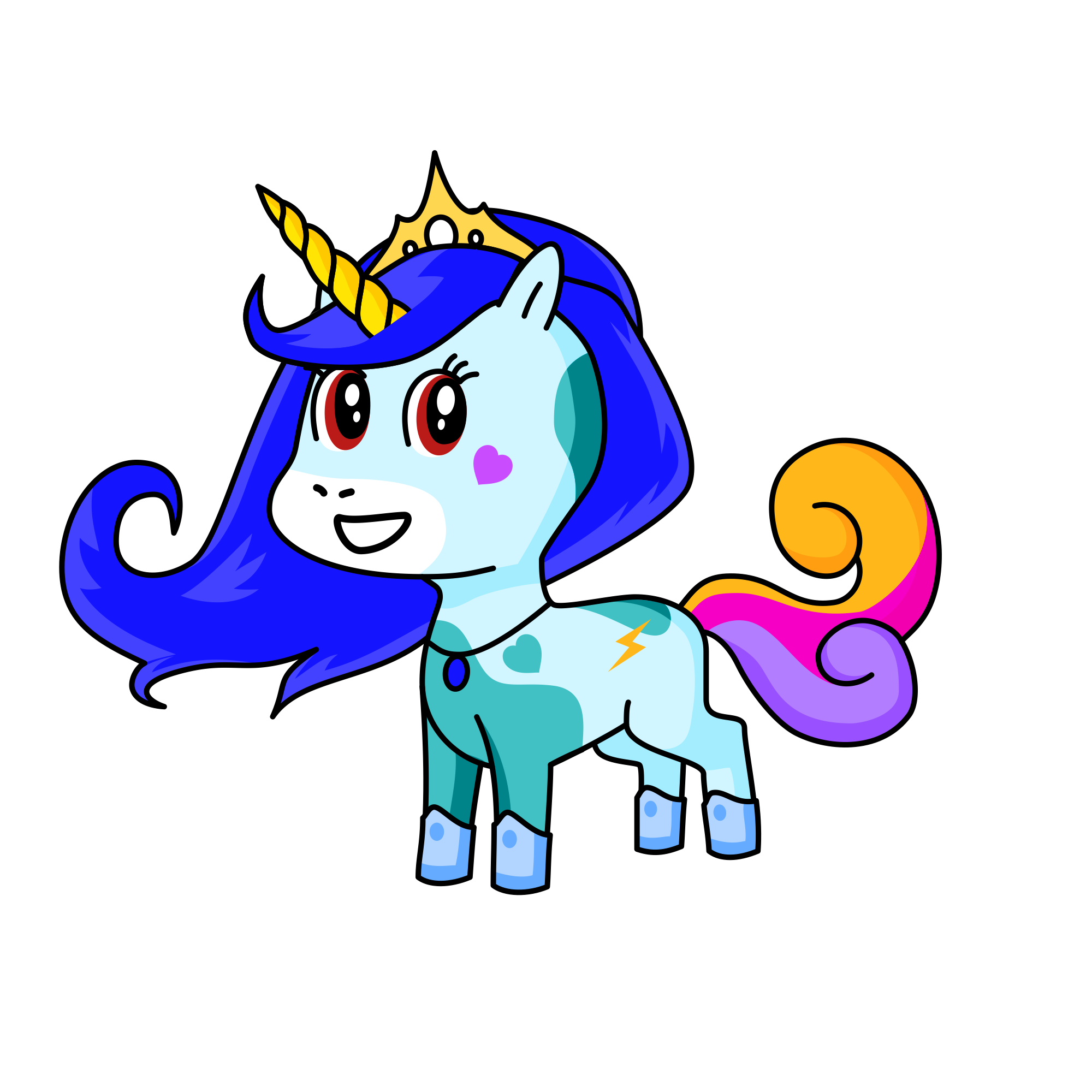 Dutsă, the unicorn