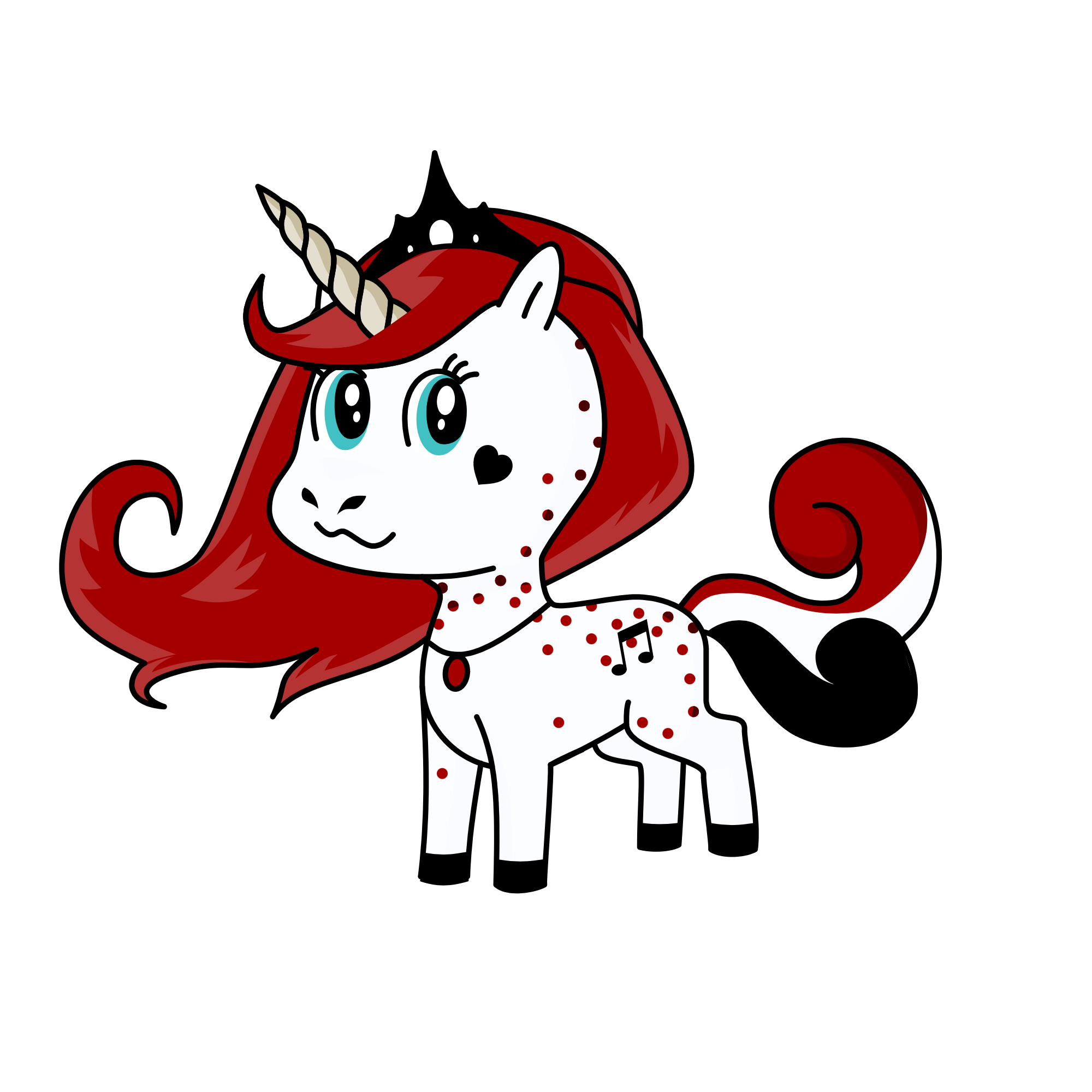 Scarlet, the unicorn