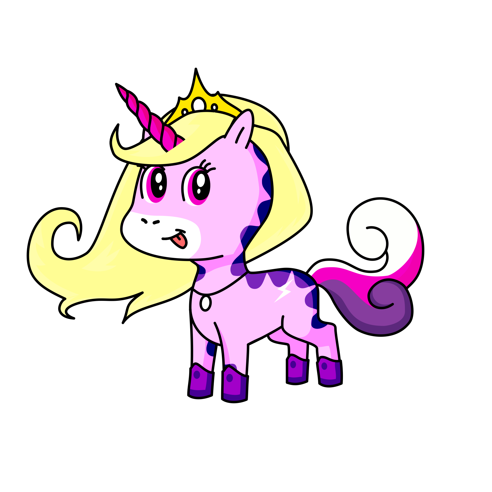Larisa are mereu dreptate, the unicorn