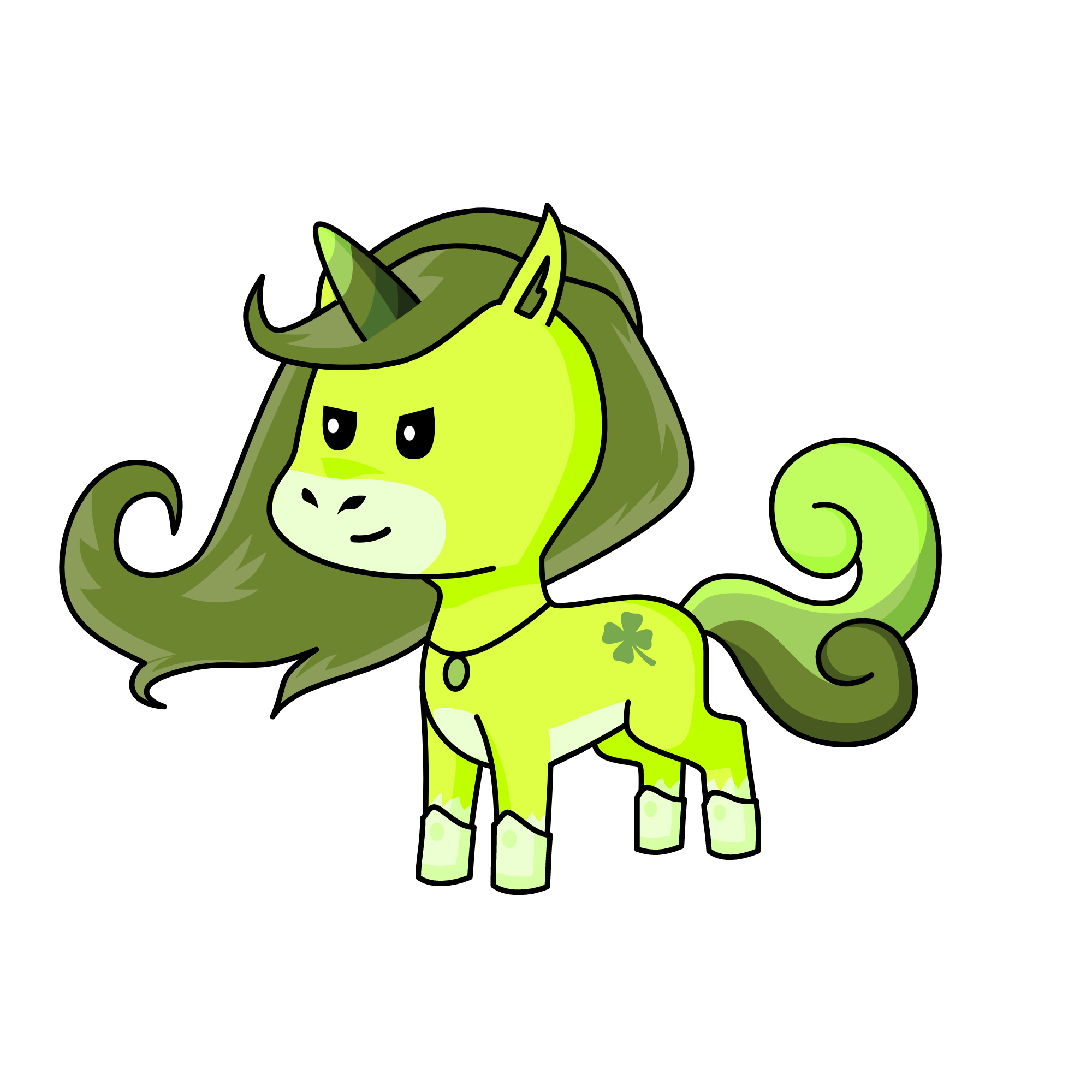 My dude Lucky, the unicorn