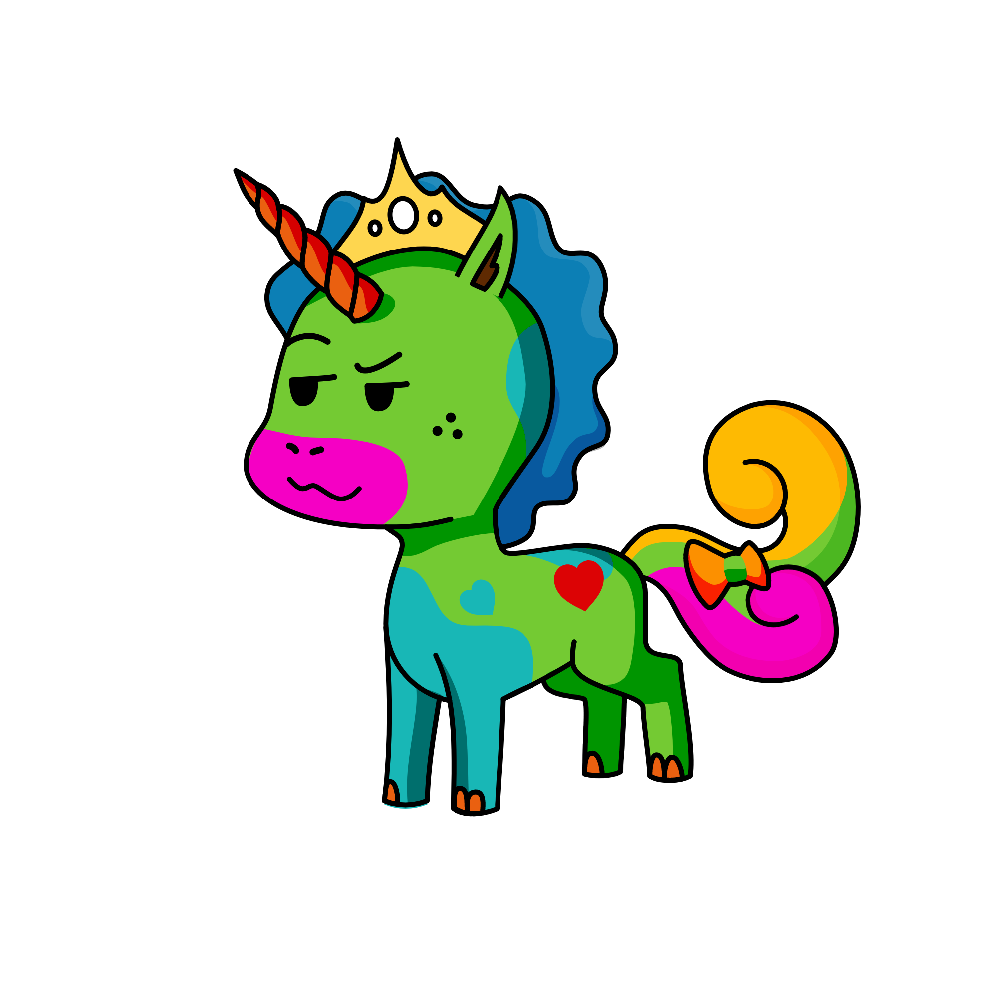 yolo_rat_swag_king_#kawaii_life_uwu_baddie_baka_queen_is_my_wifu, the unicorn