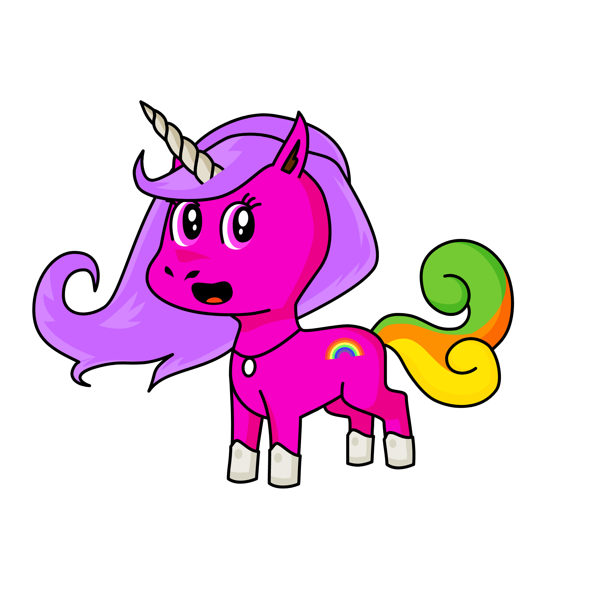 Perky, the unicorn