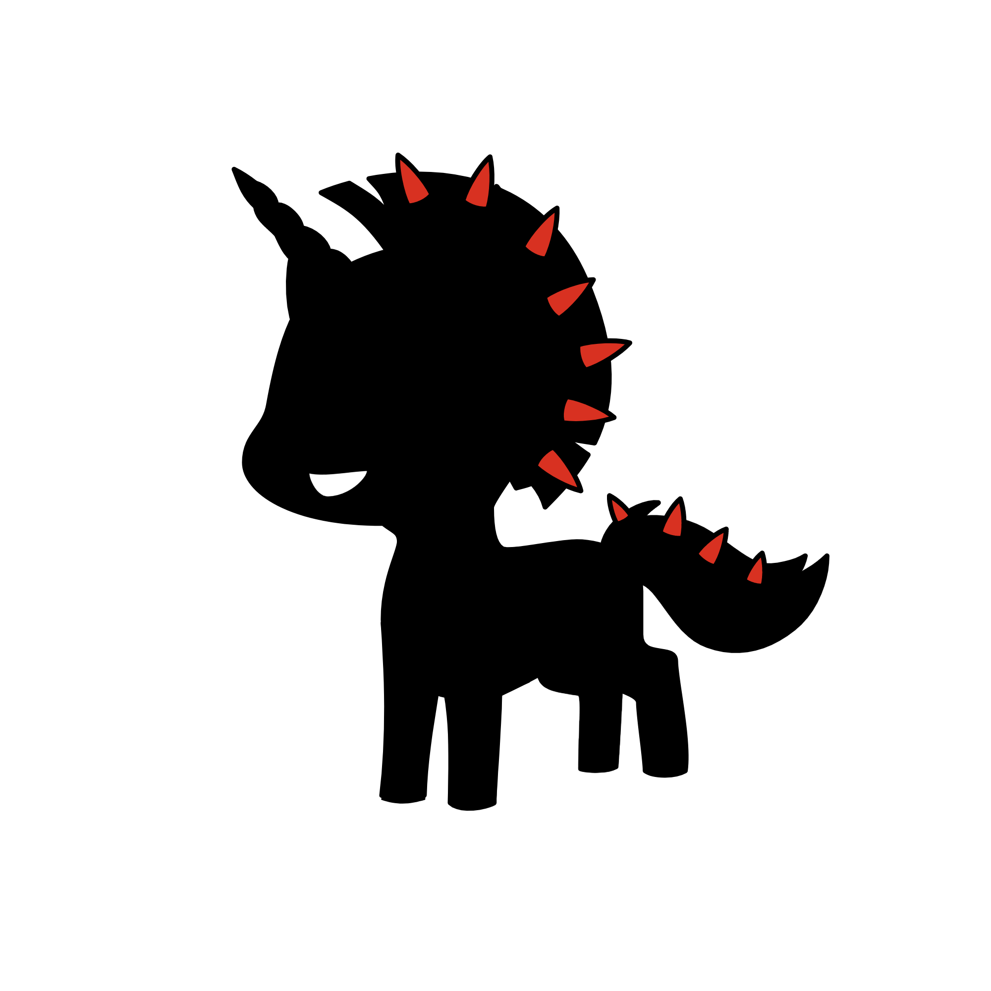 the emo shadow, the unicorn