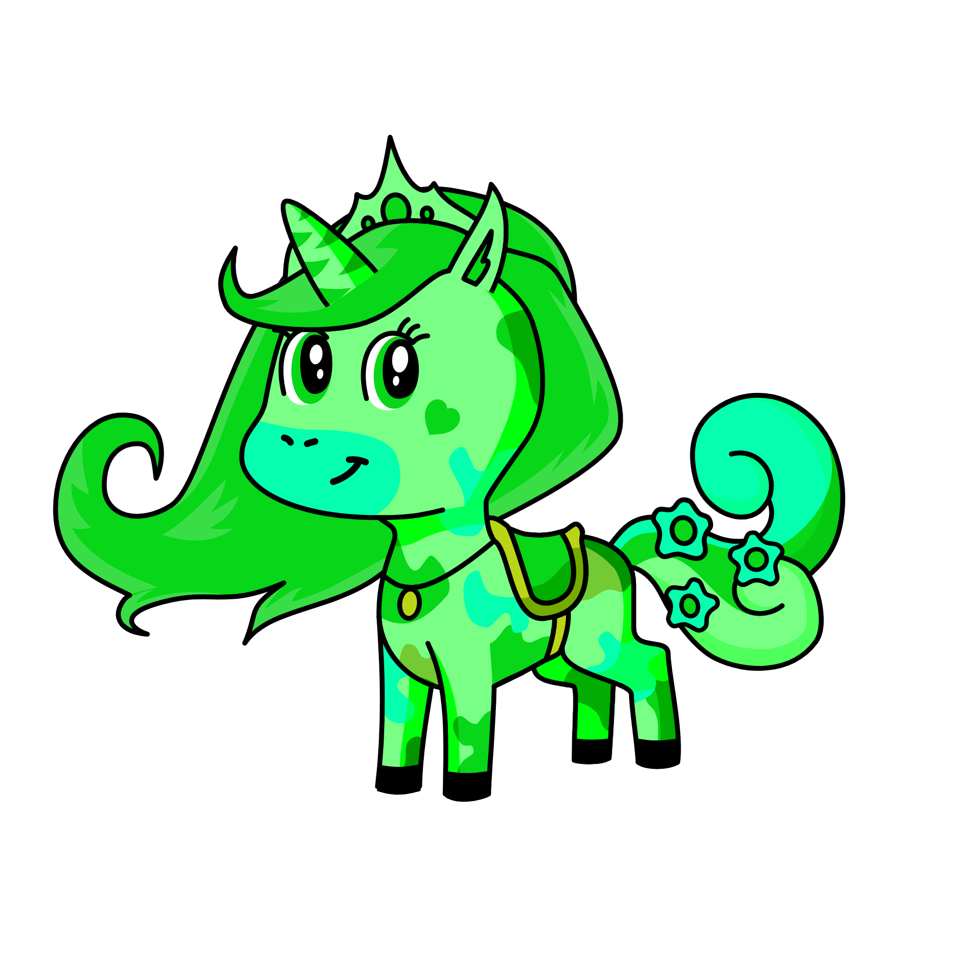 Queen of the forest, the unicorn