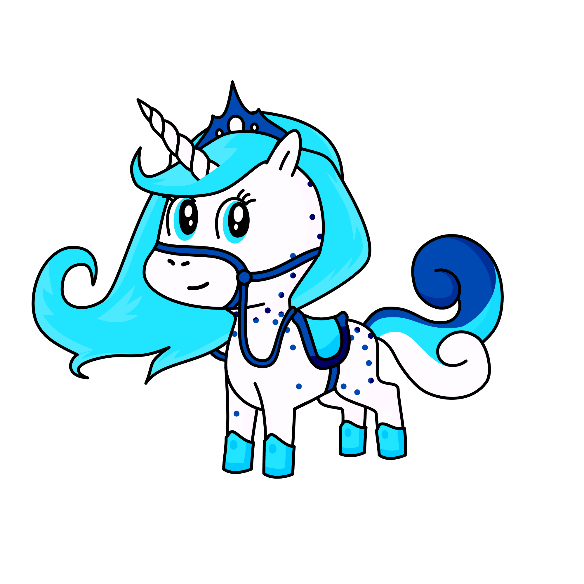 Snowy, the unicorn