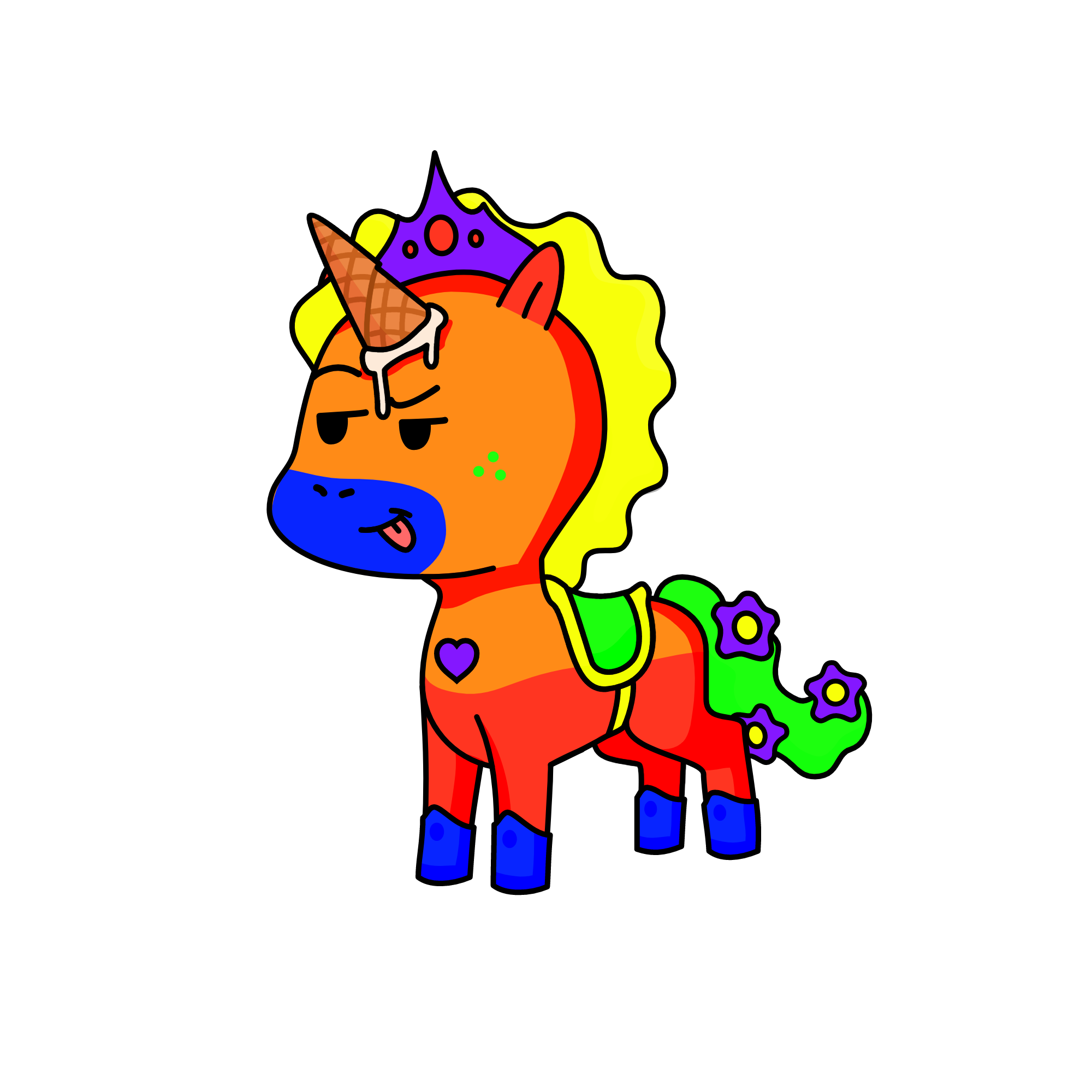 Rainabow, the unicorn