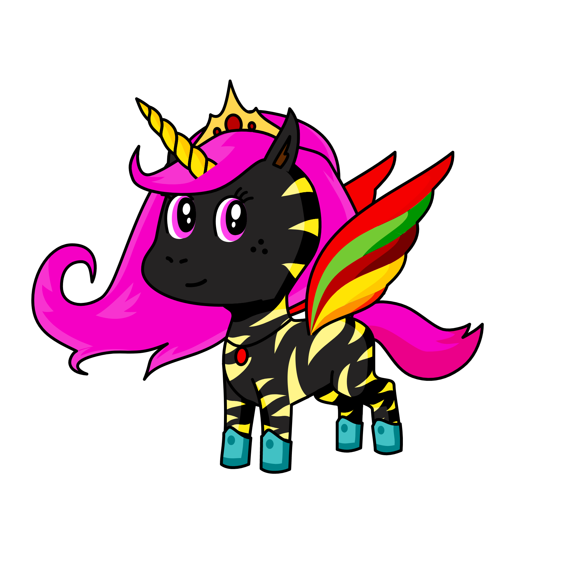 Ruby Hummingbird, the unicorn