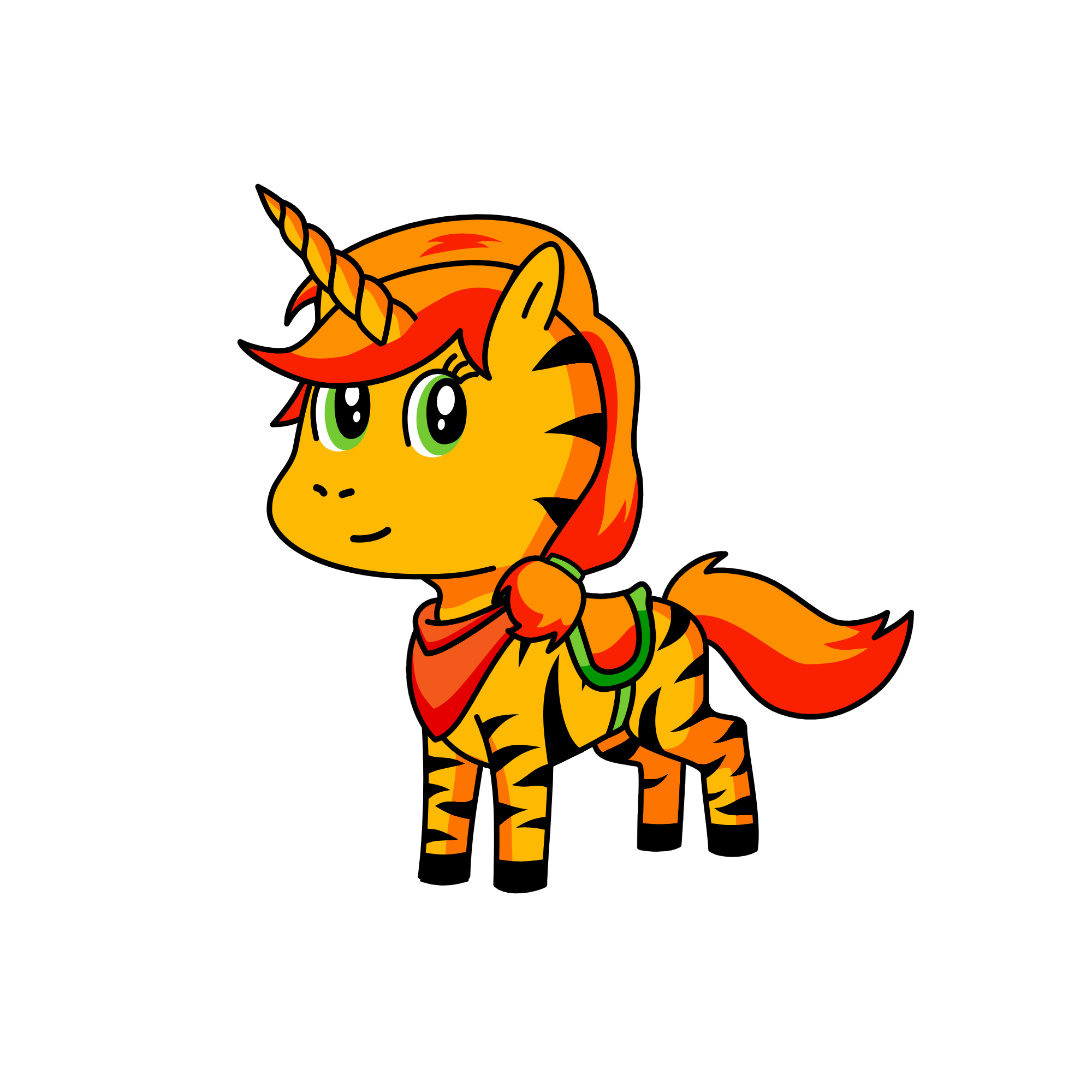 Tiger, the unicorn