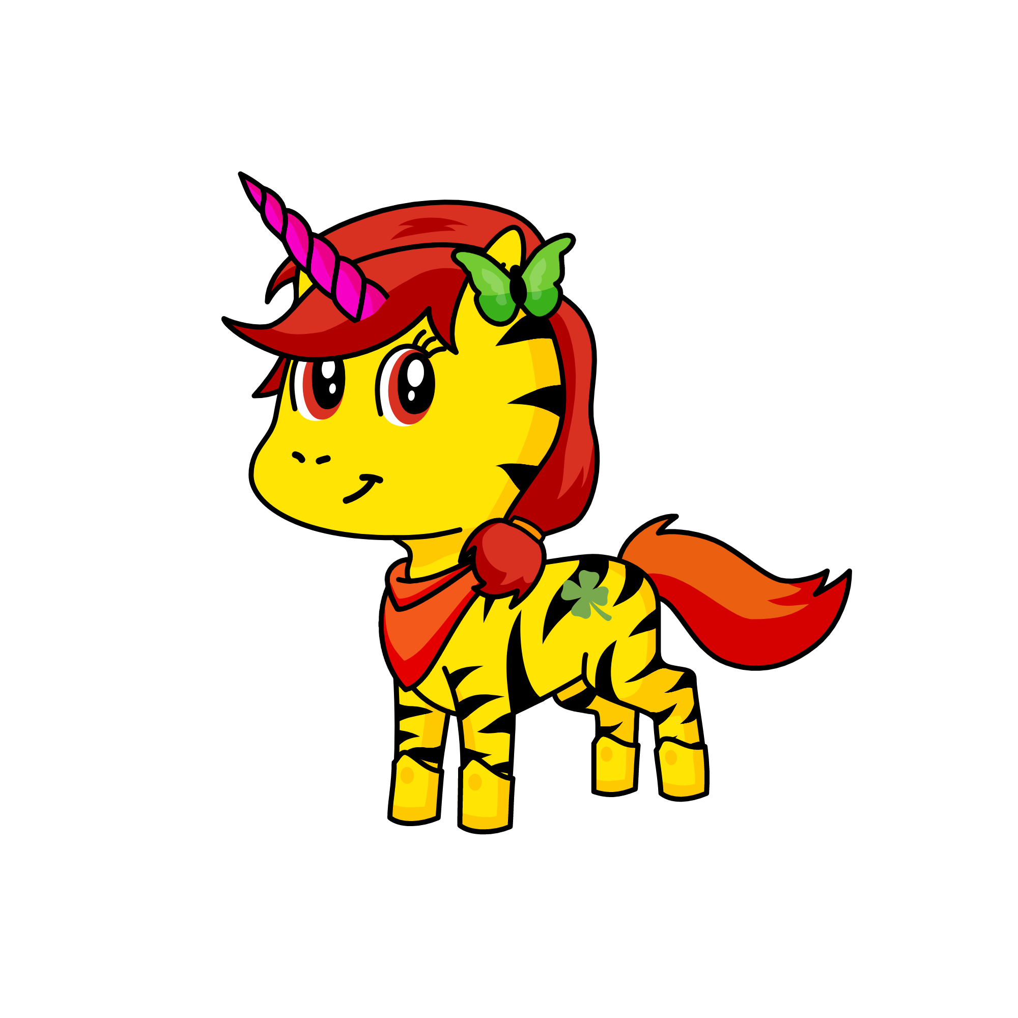 Amber the Tigeress, the unicorn