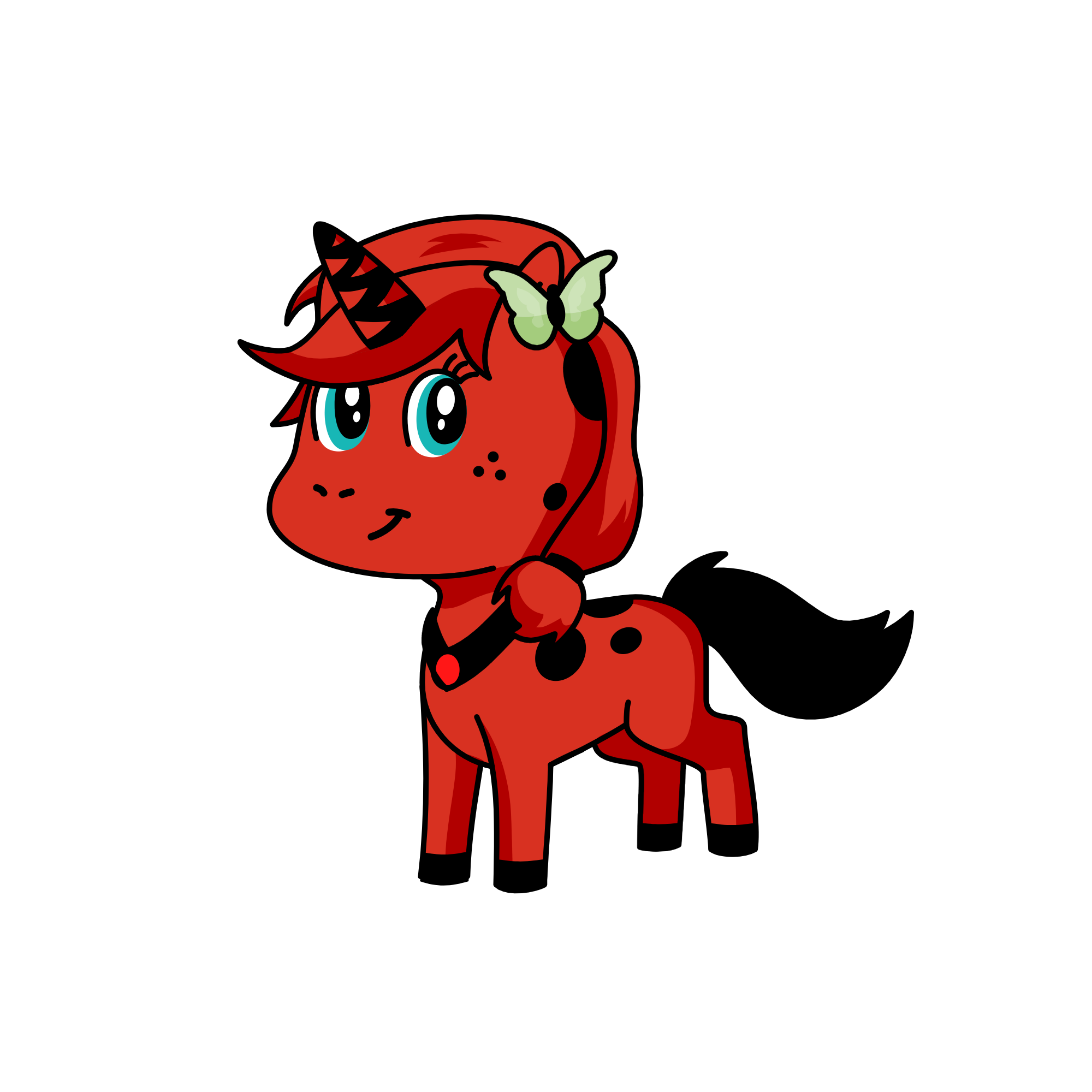 Lady bug , the unicorn