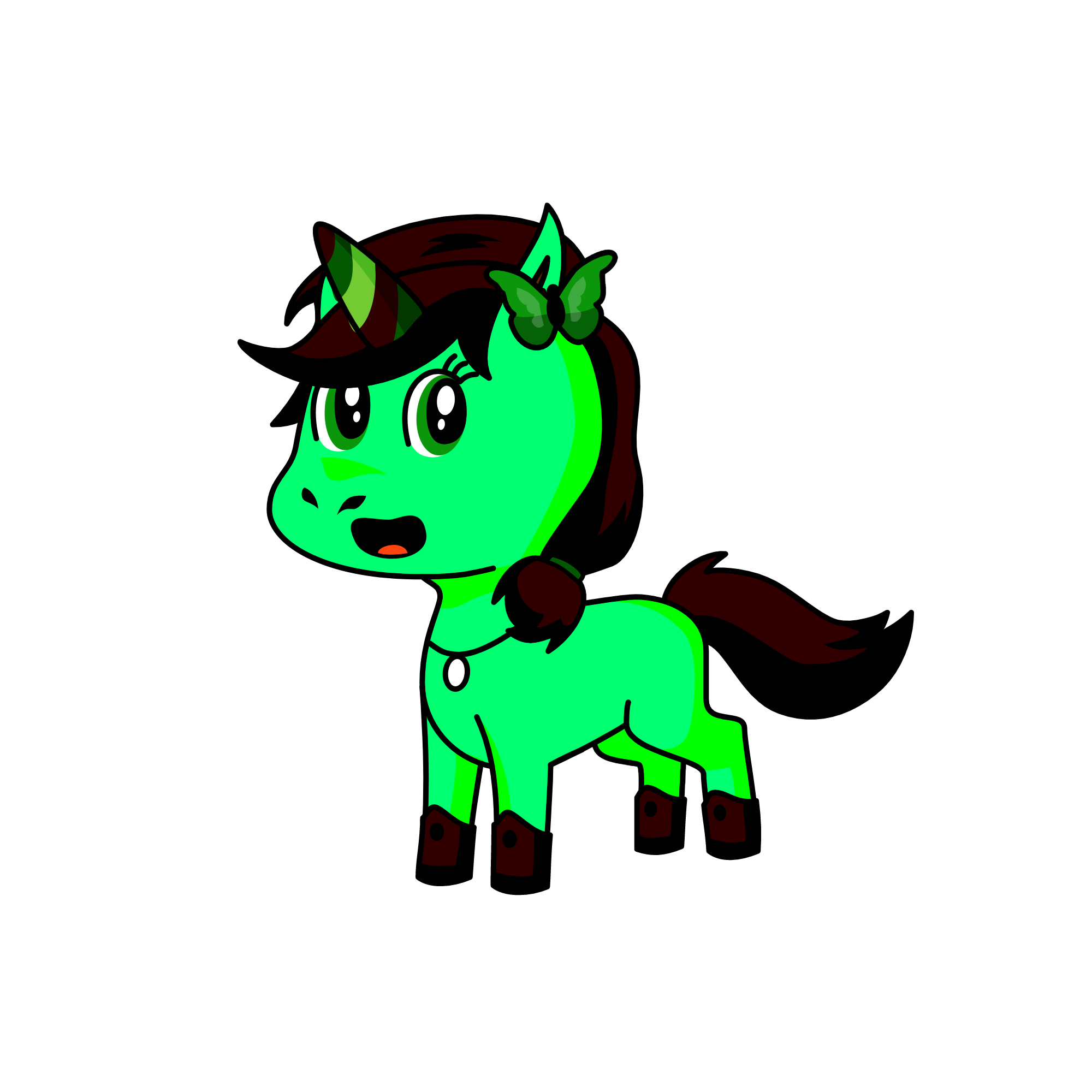 Erna, the unicorn