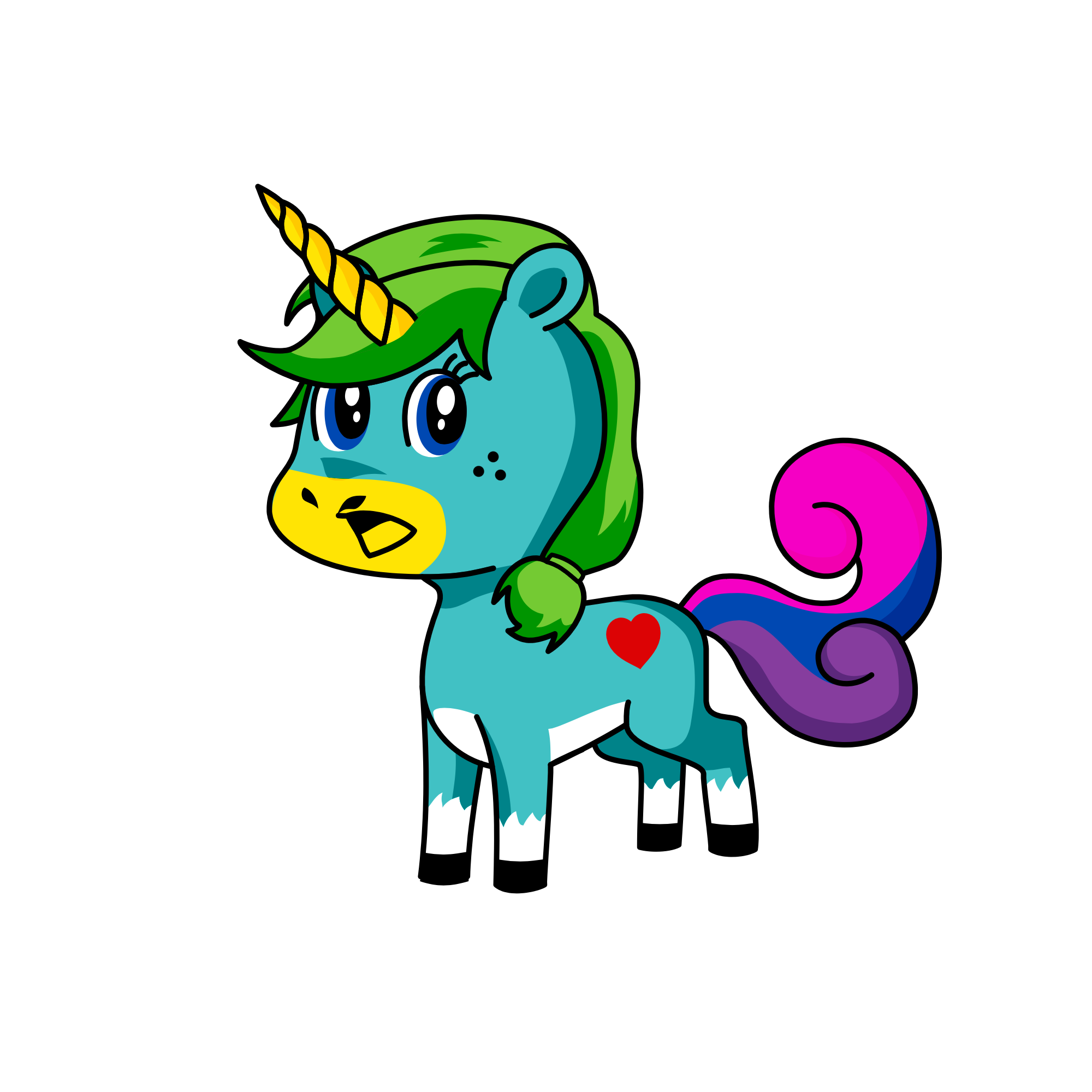 Sophia, the unicorn