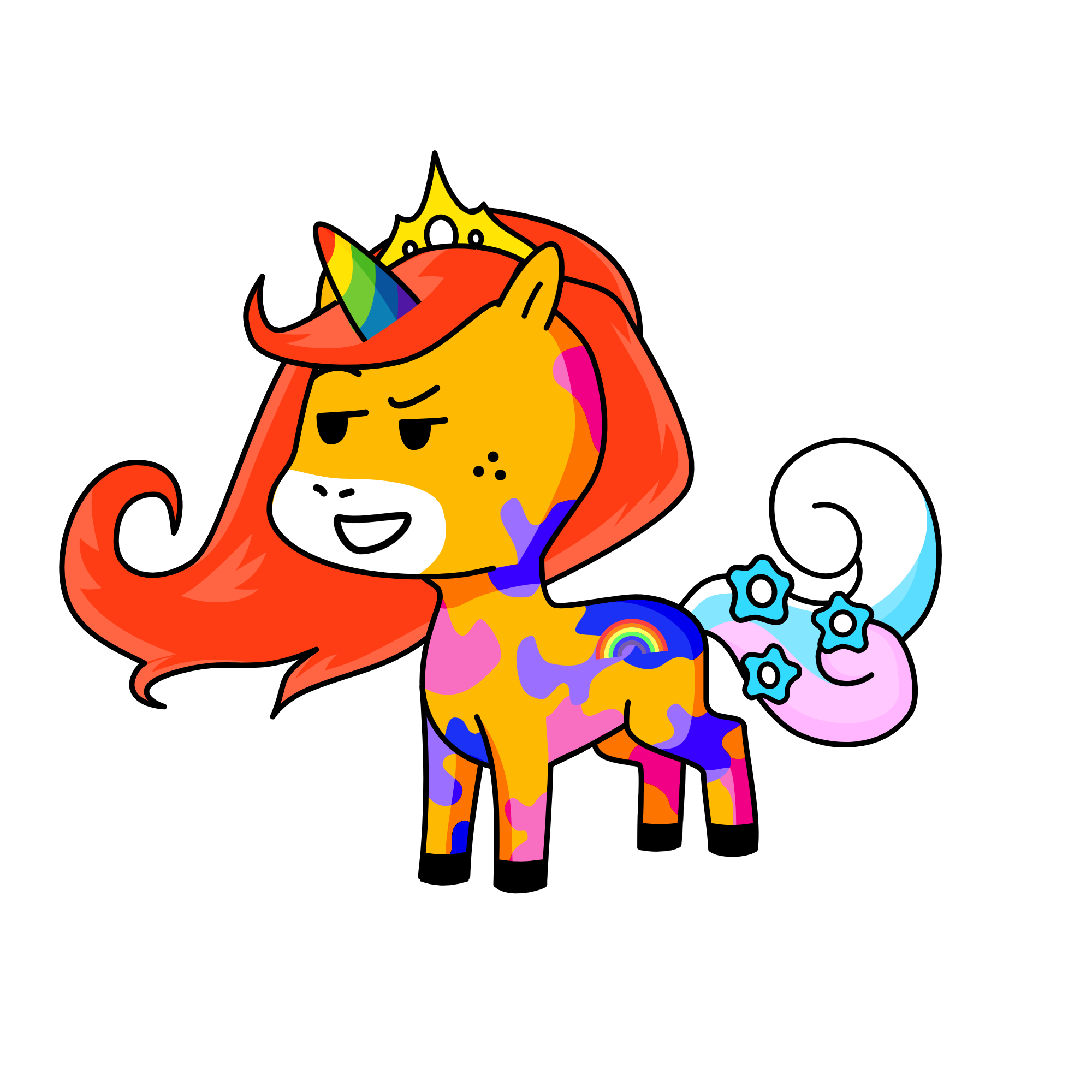 pride pony, the unicorn