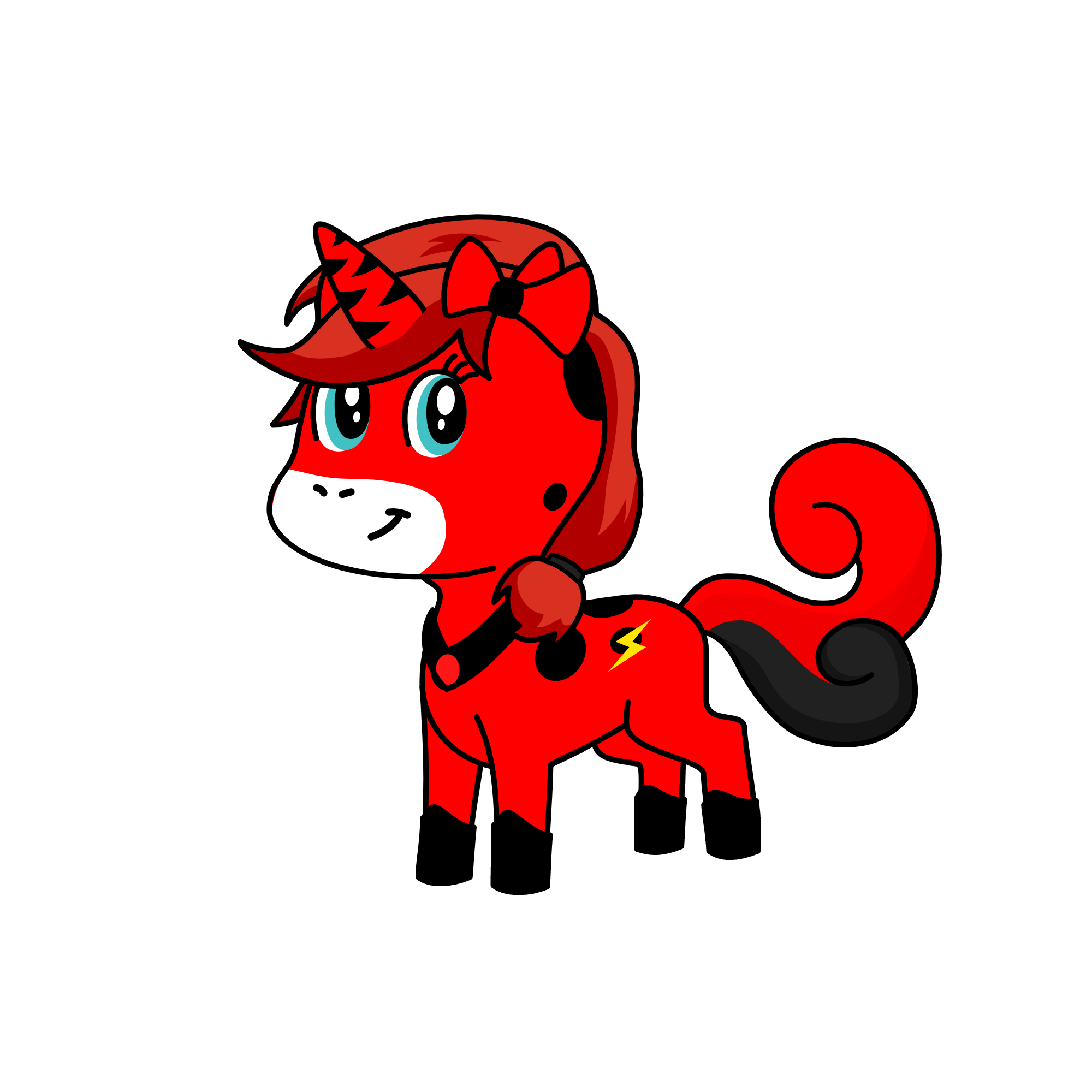 lady bug , the unicorn
