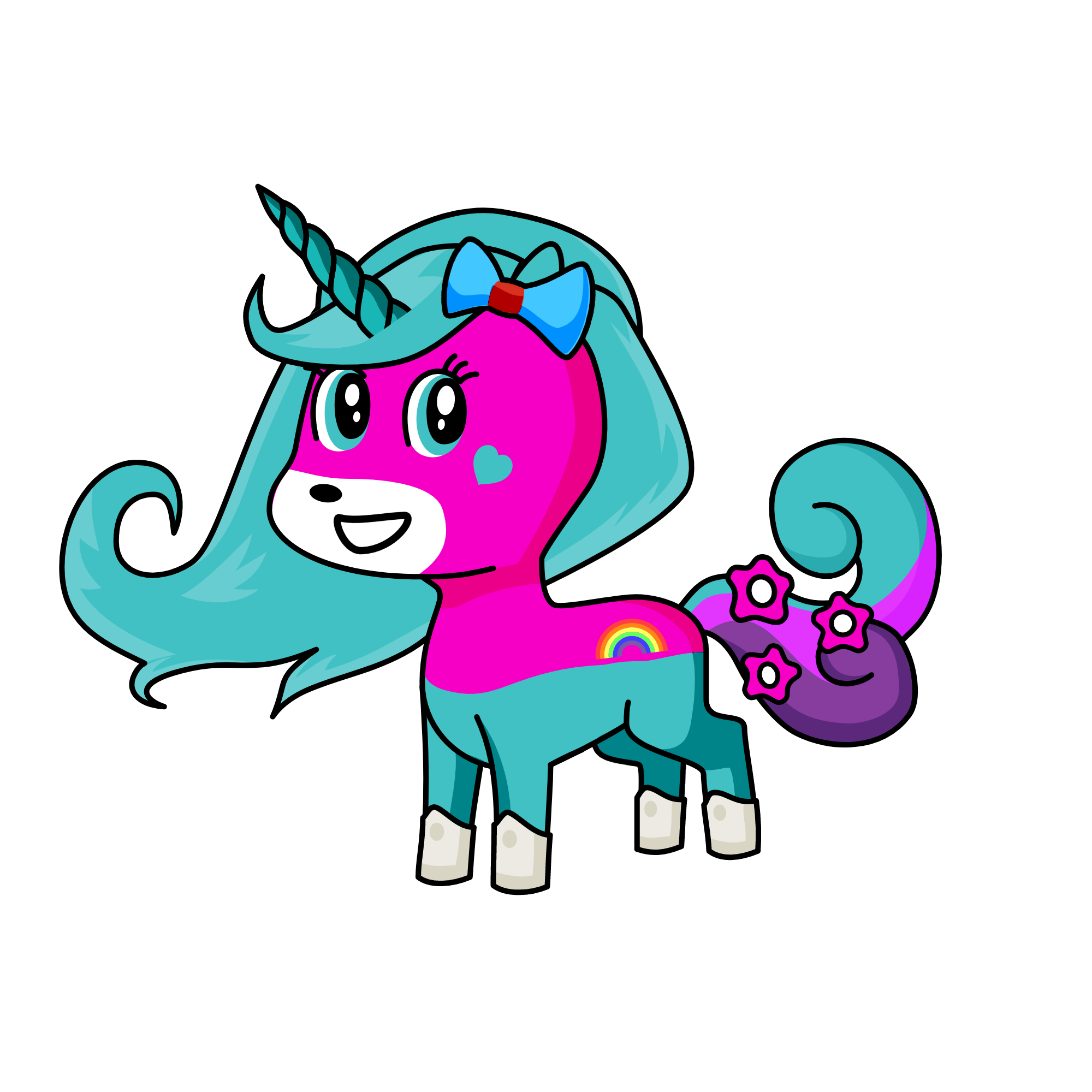 cute piy, the unicorn