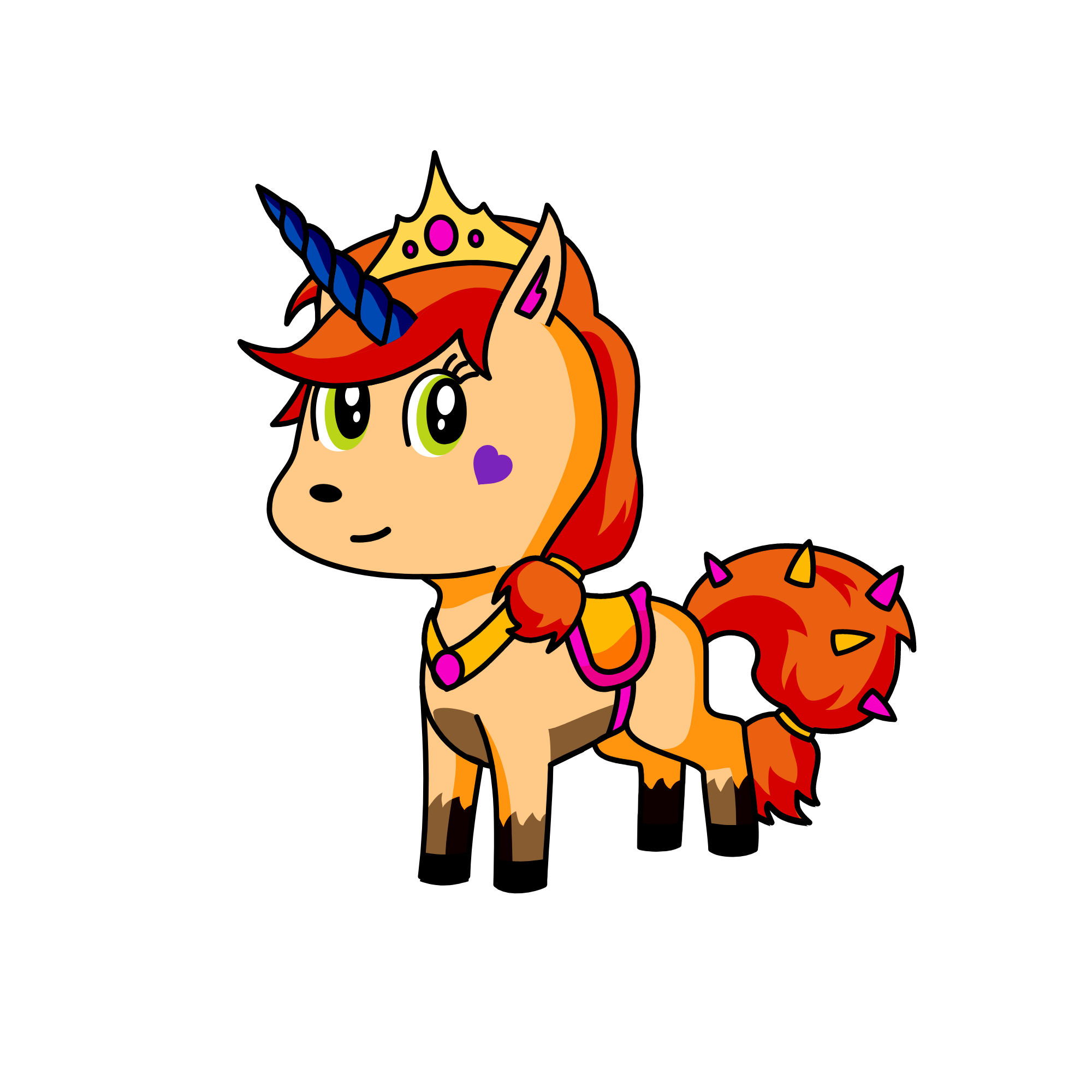 Royal bff, the unicorn
