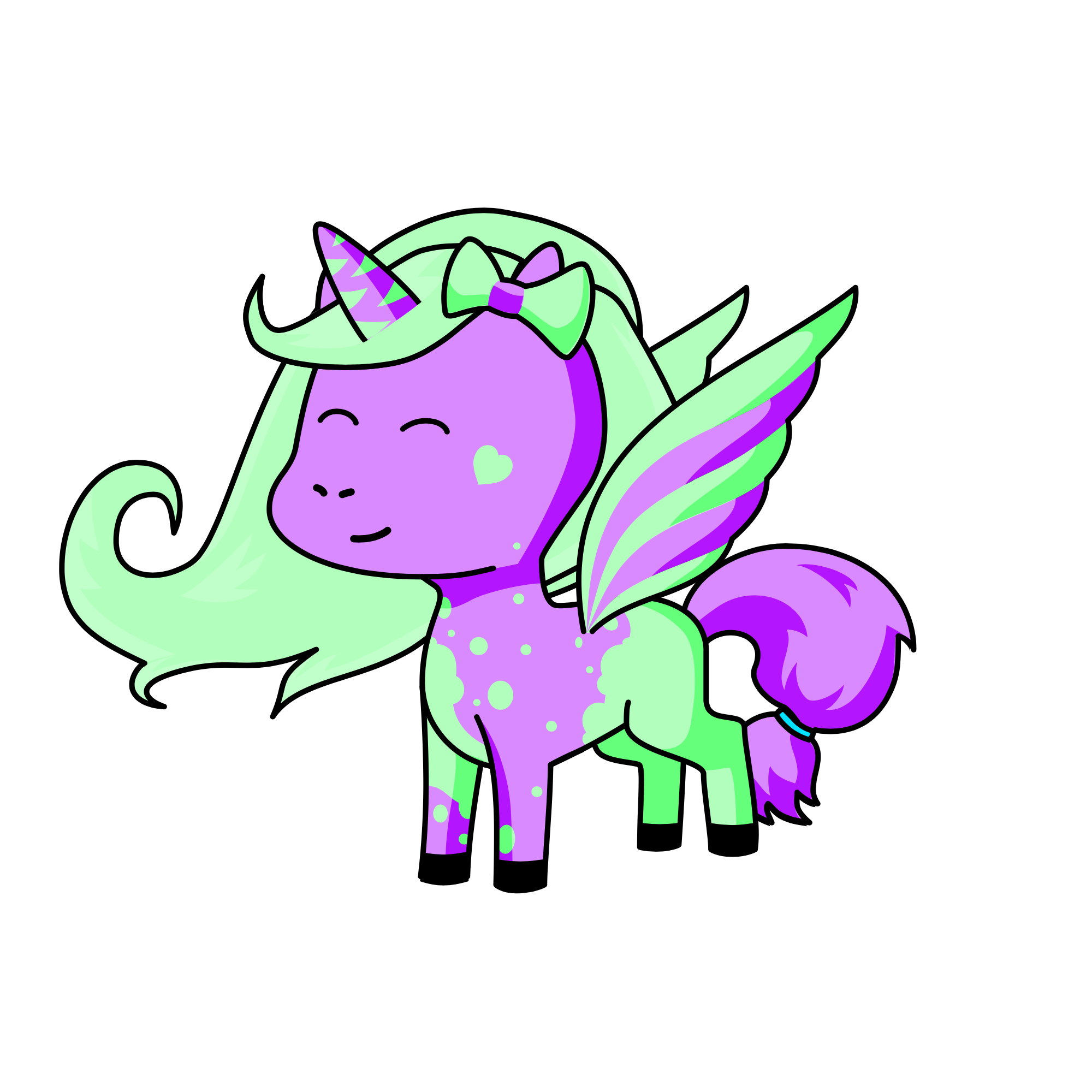 moonlight, the unicorn