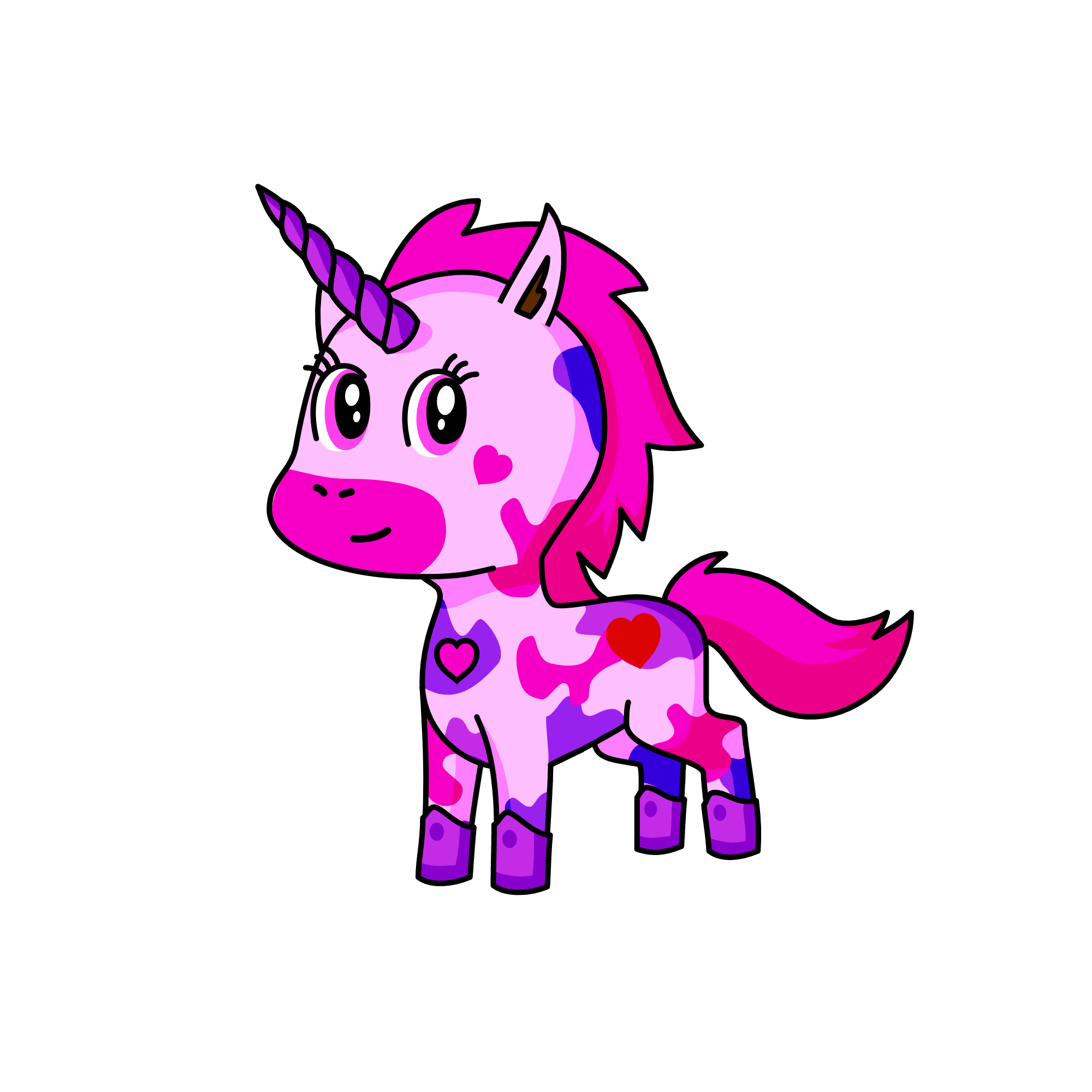 Love, the unicorn