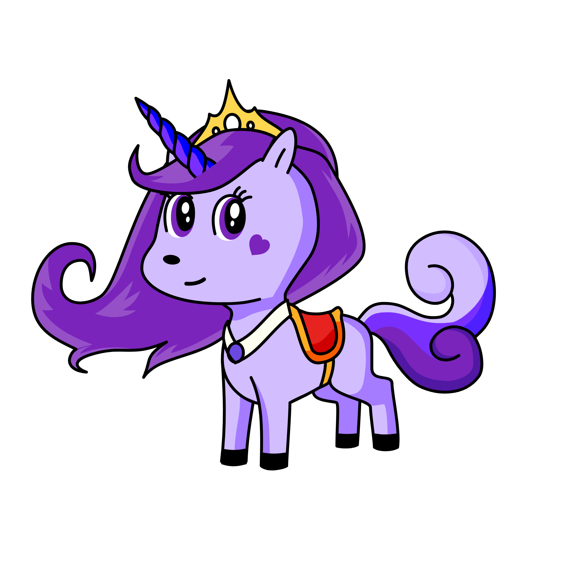 princess, the unicorn