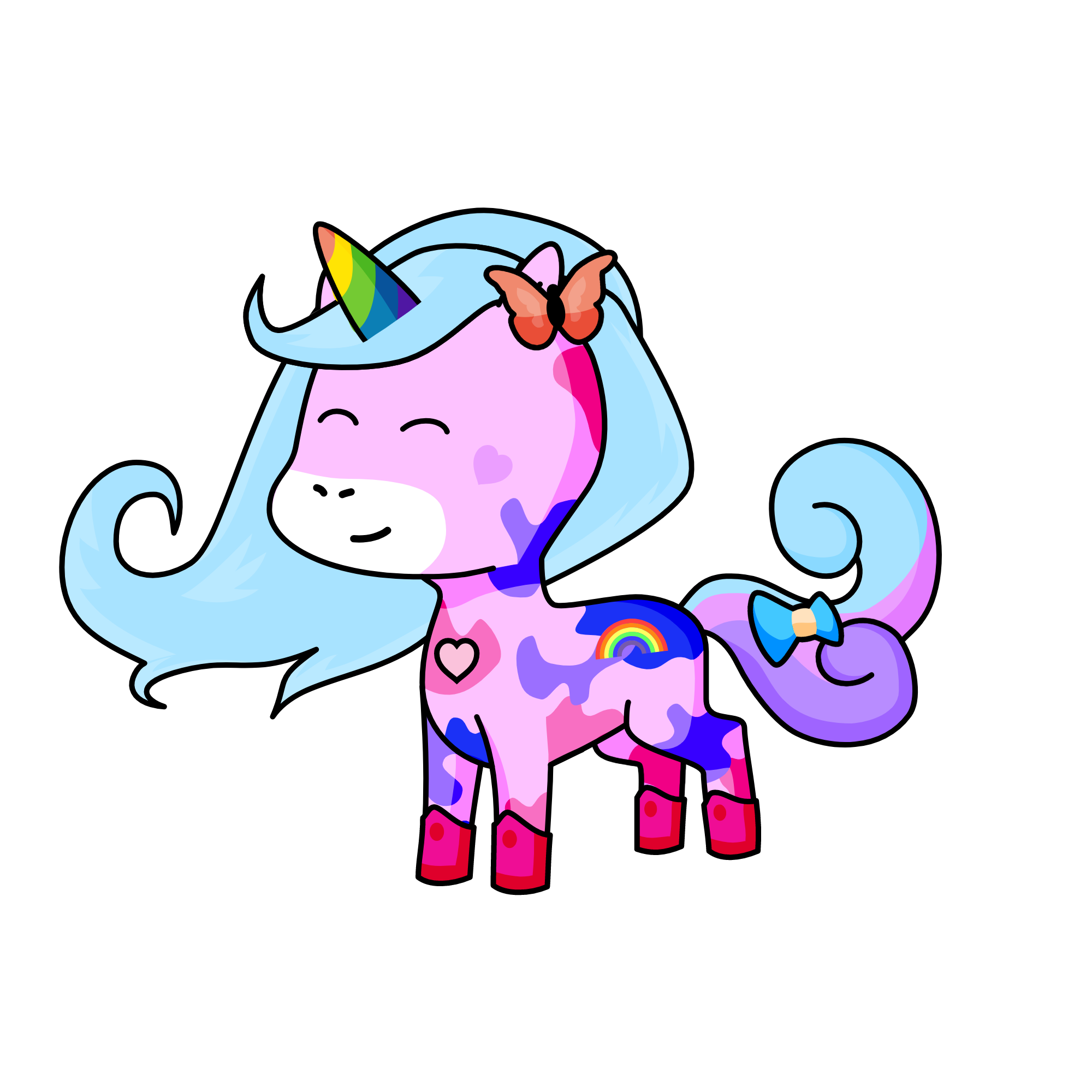rainbow, the unicorn