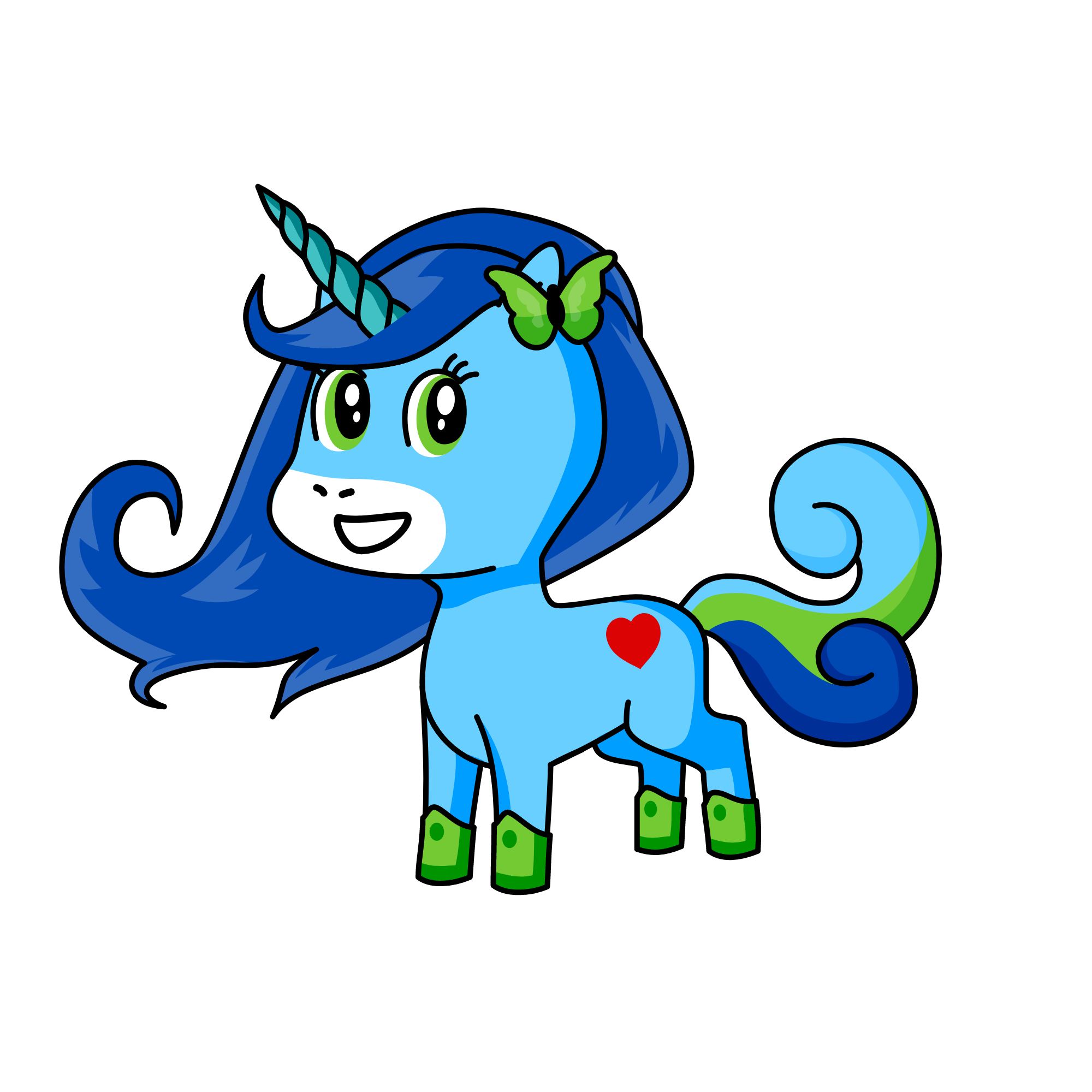 helly, the unicorn