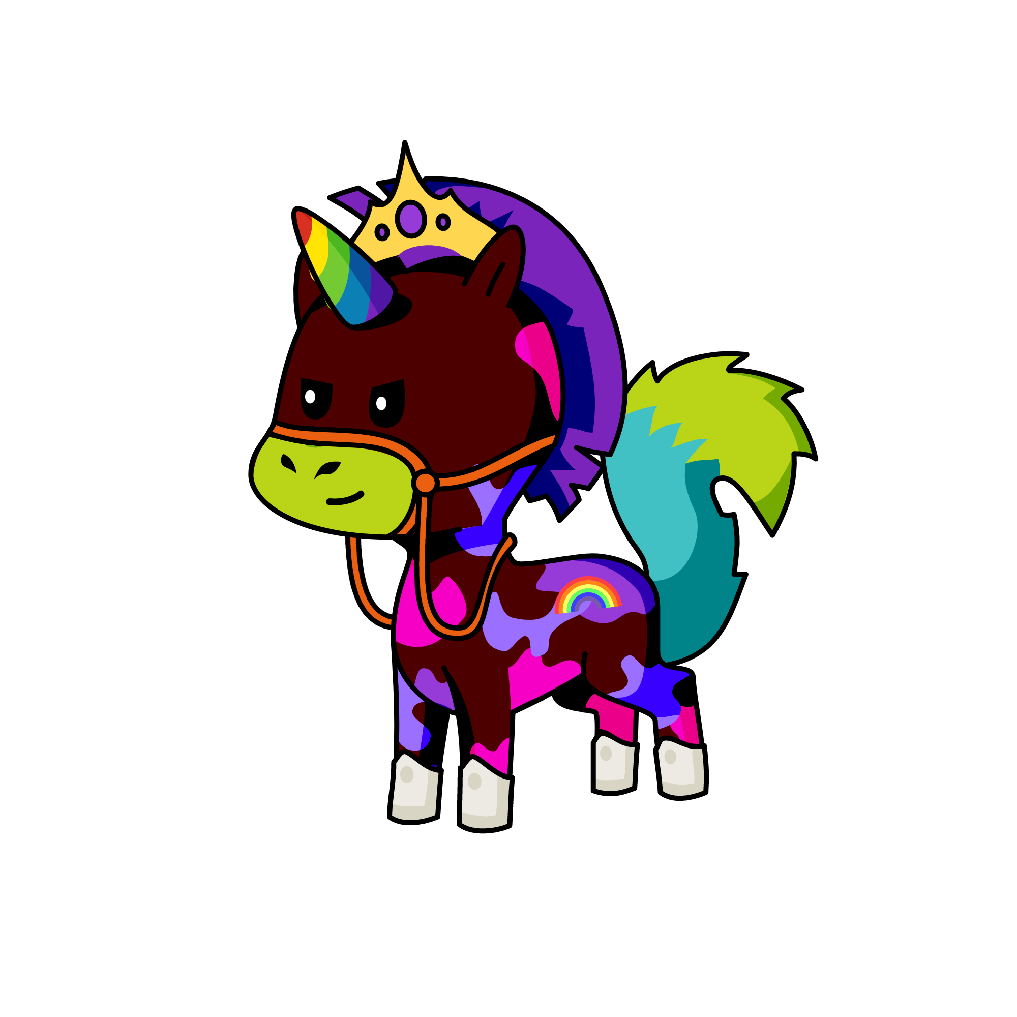 rainbow, the unicorn