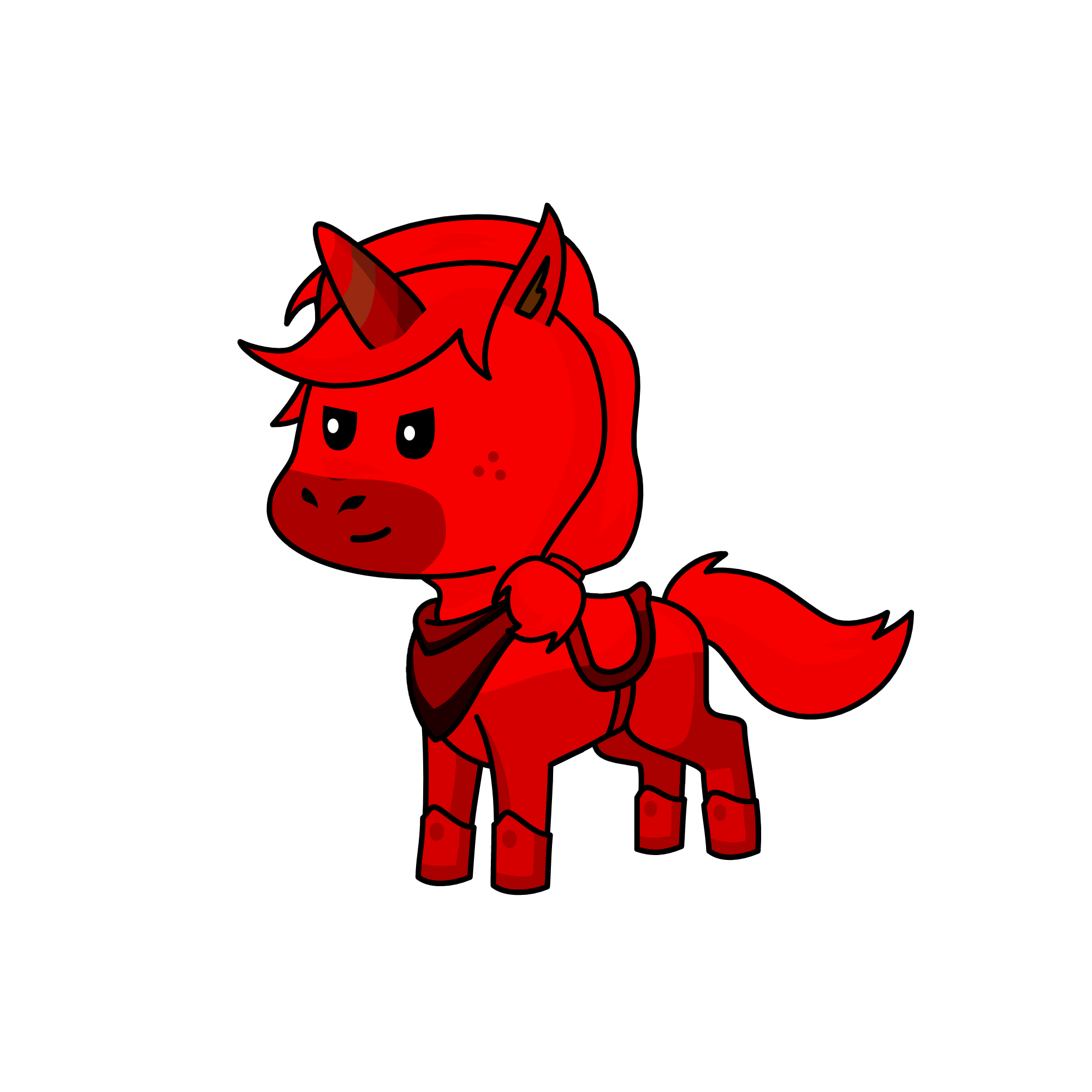 Flame, the unicorn