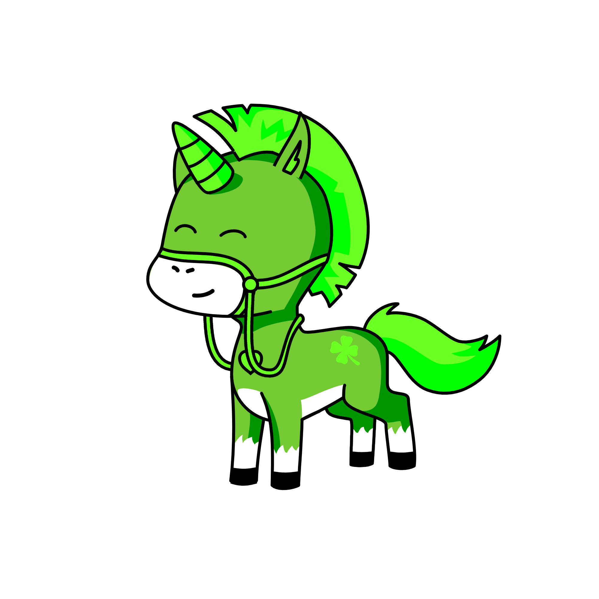 Lucky, the unicorn