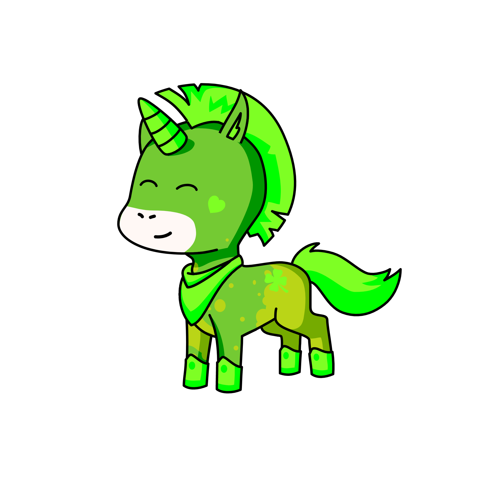 Lucky, the unicorn