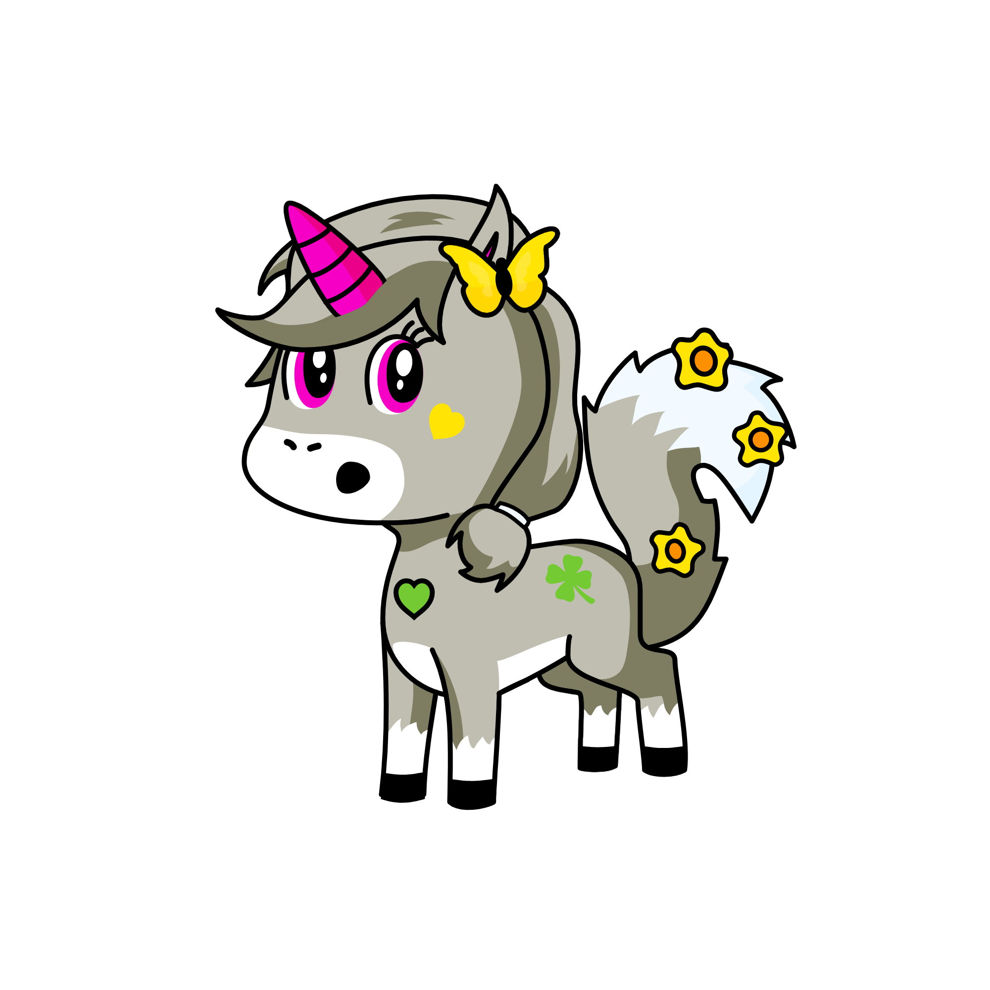 Squirrel, the unicorn