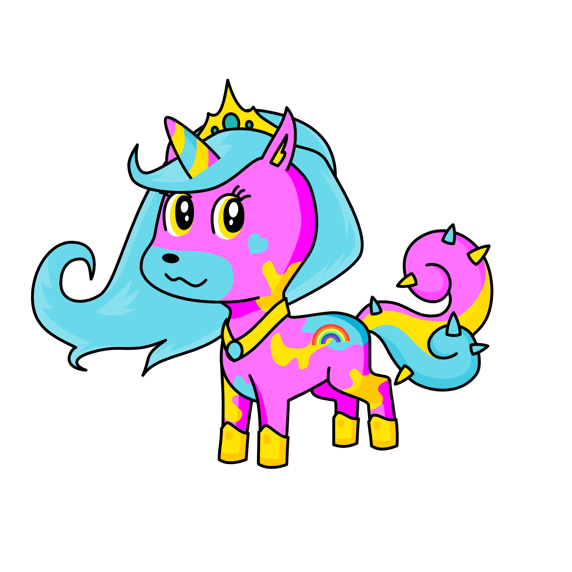 Pan Pony, the unicorn