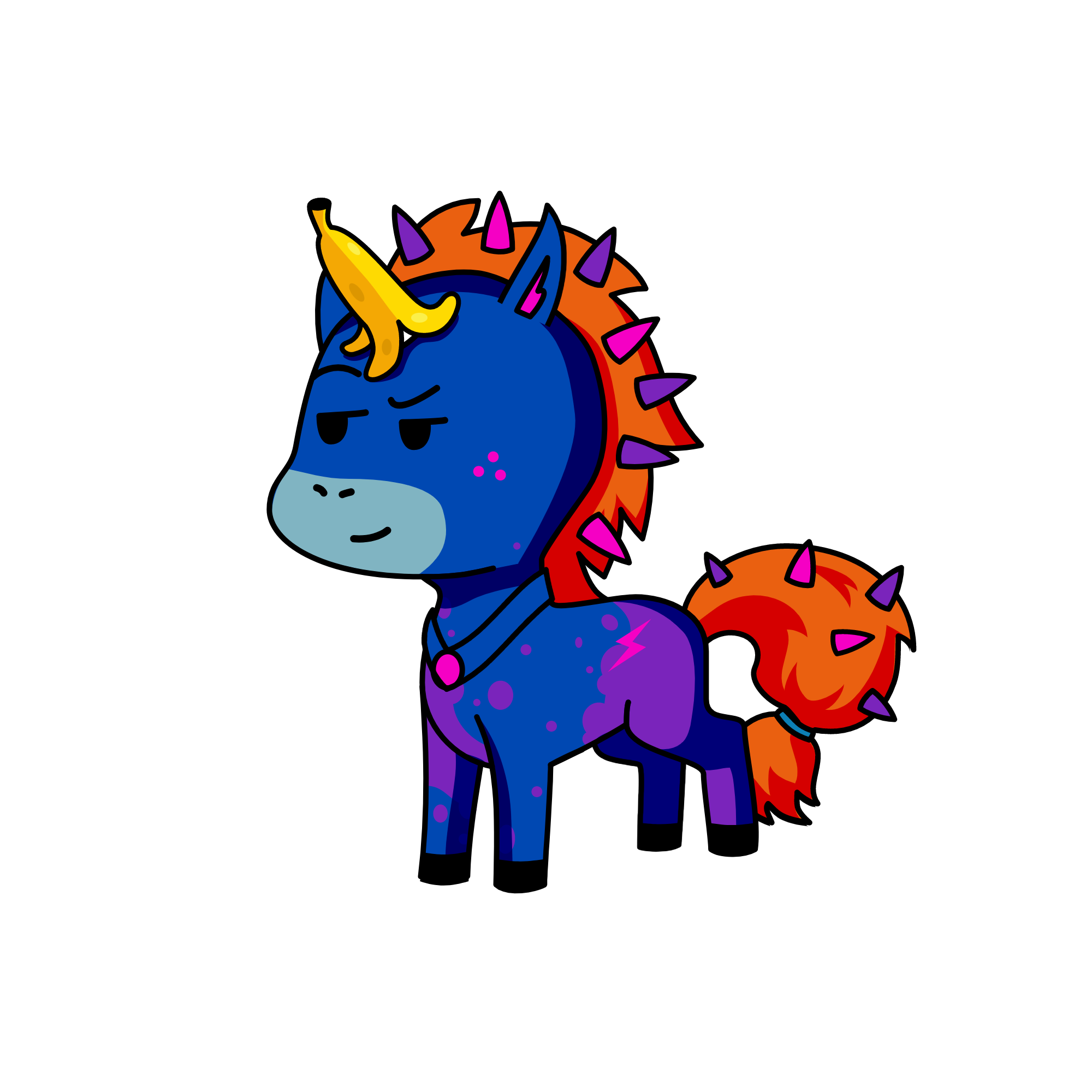 Prank, the unicorn