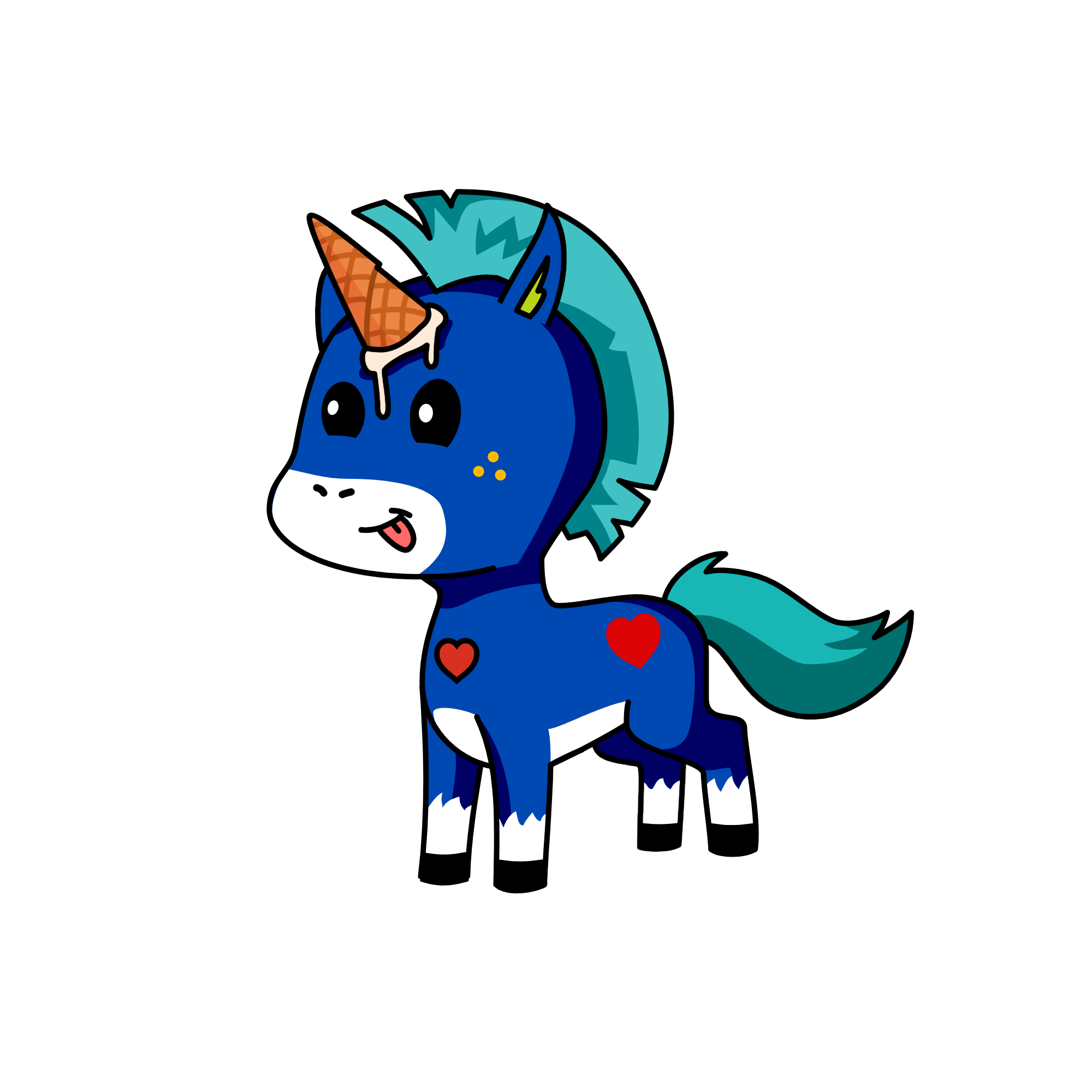 Hungry, the unicorn