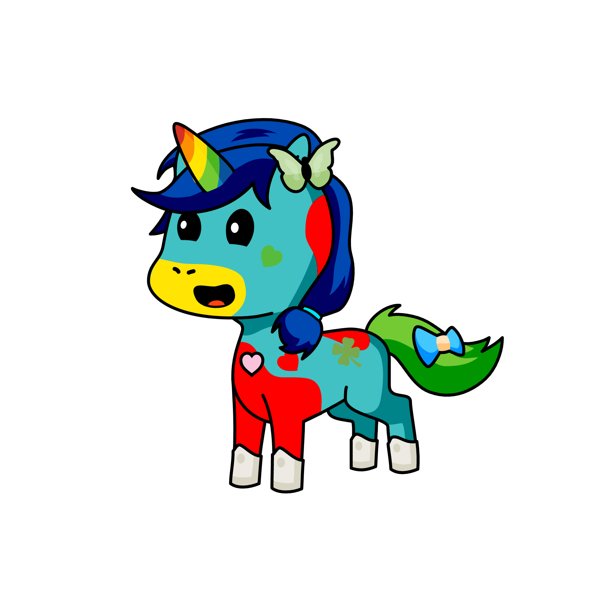 clover, the unicorn