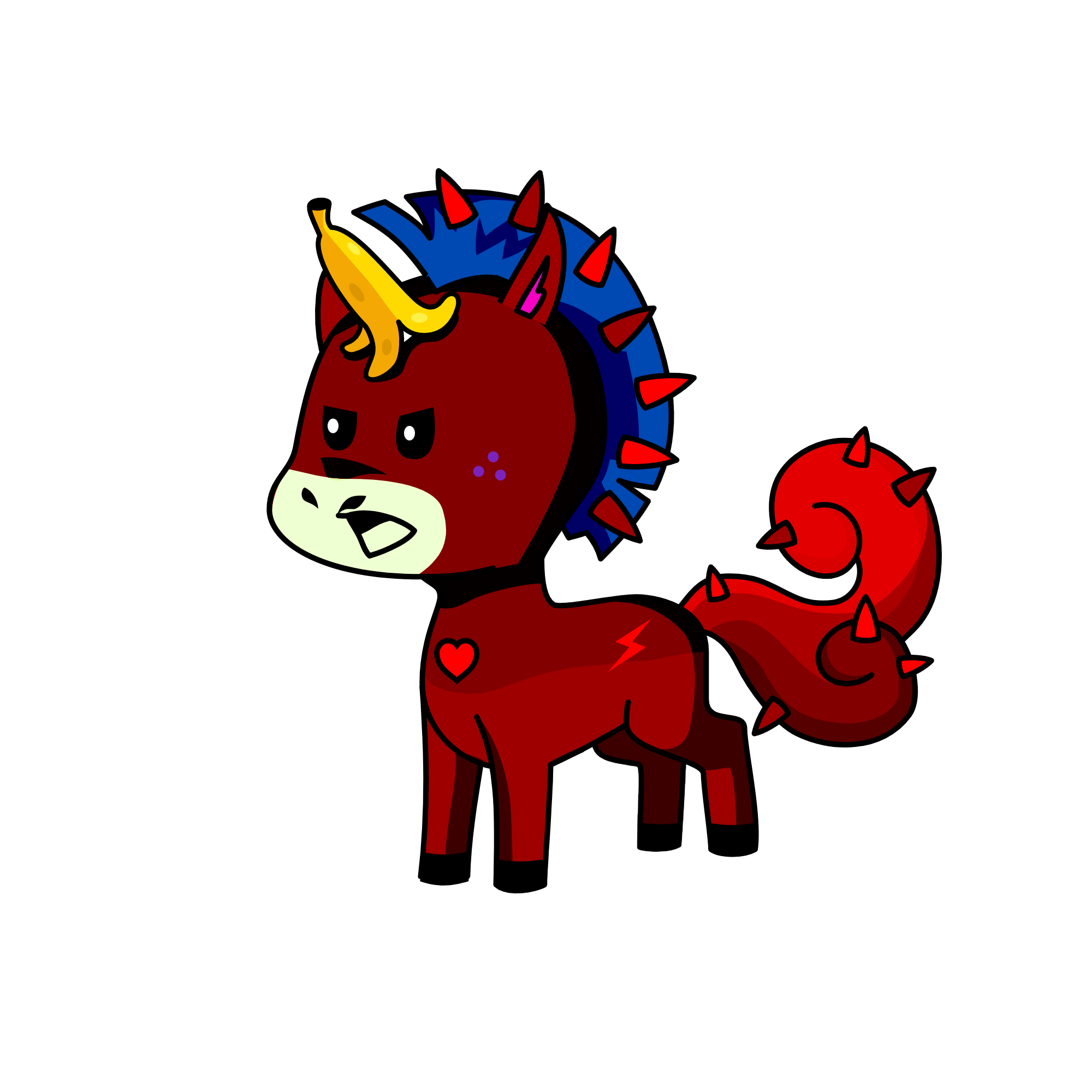 Anger, the unicorn