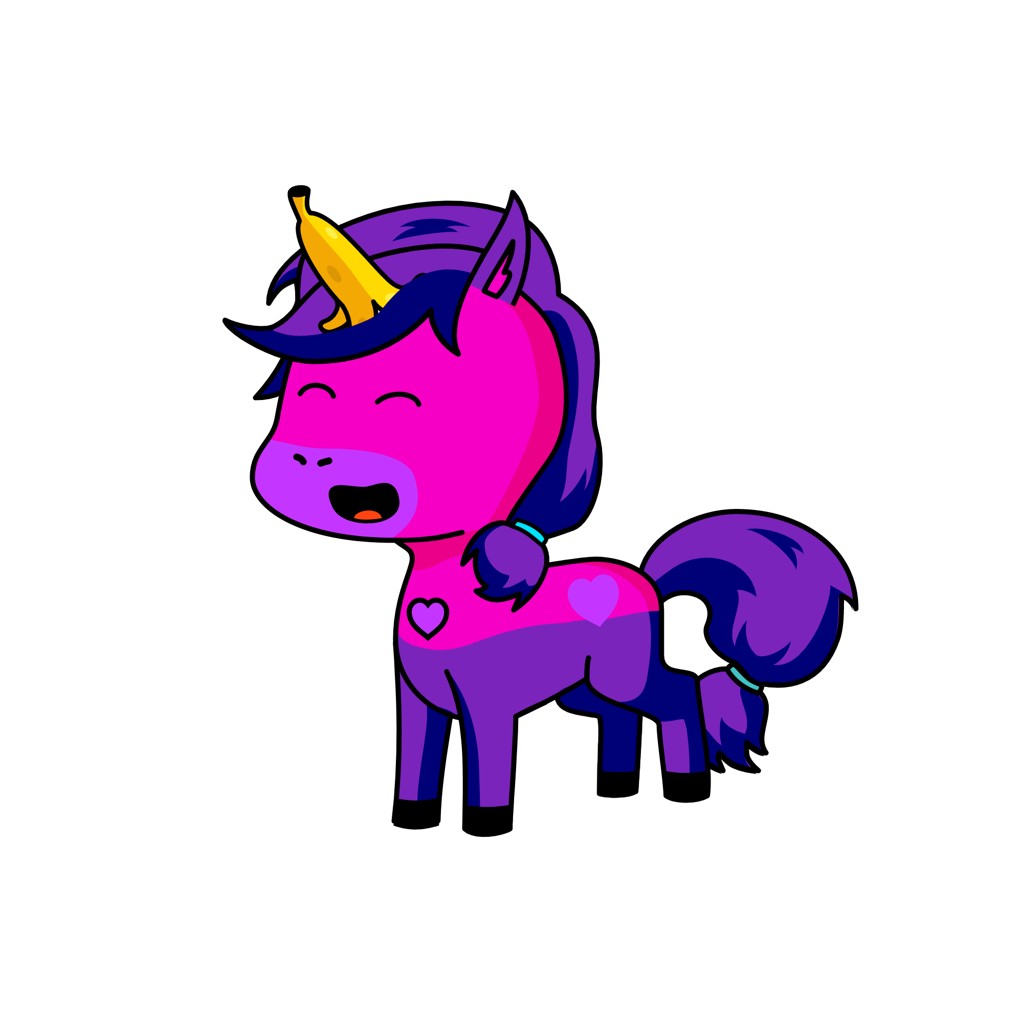 Laughter, the unicorn