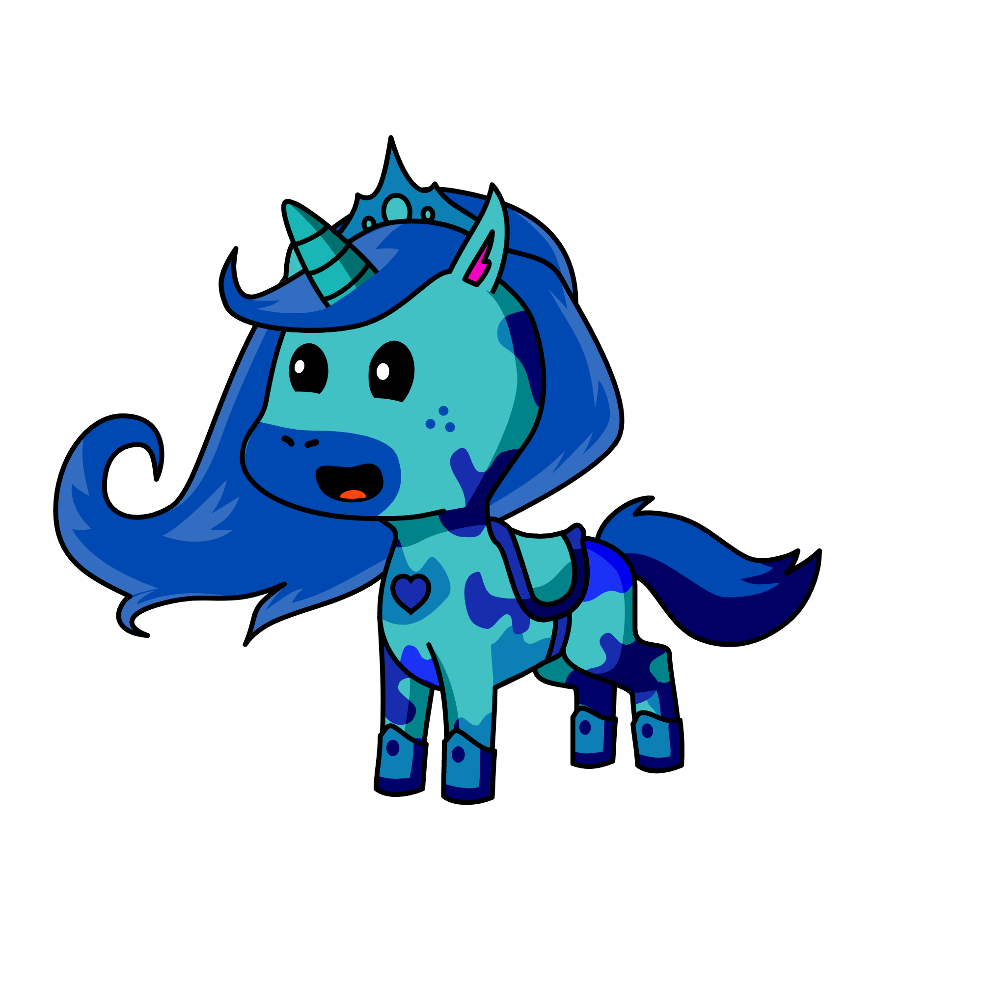 Aqua, the unicorn