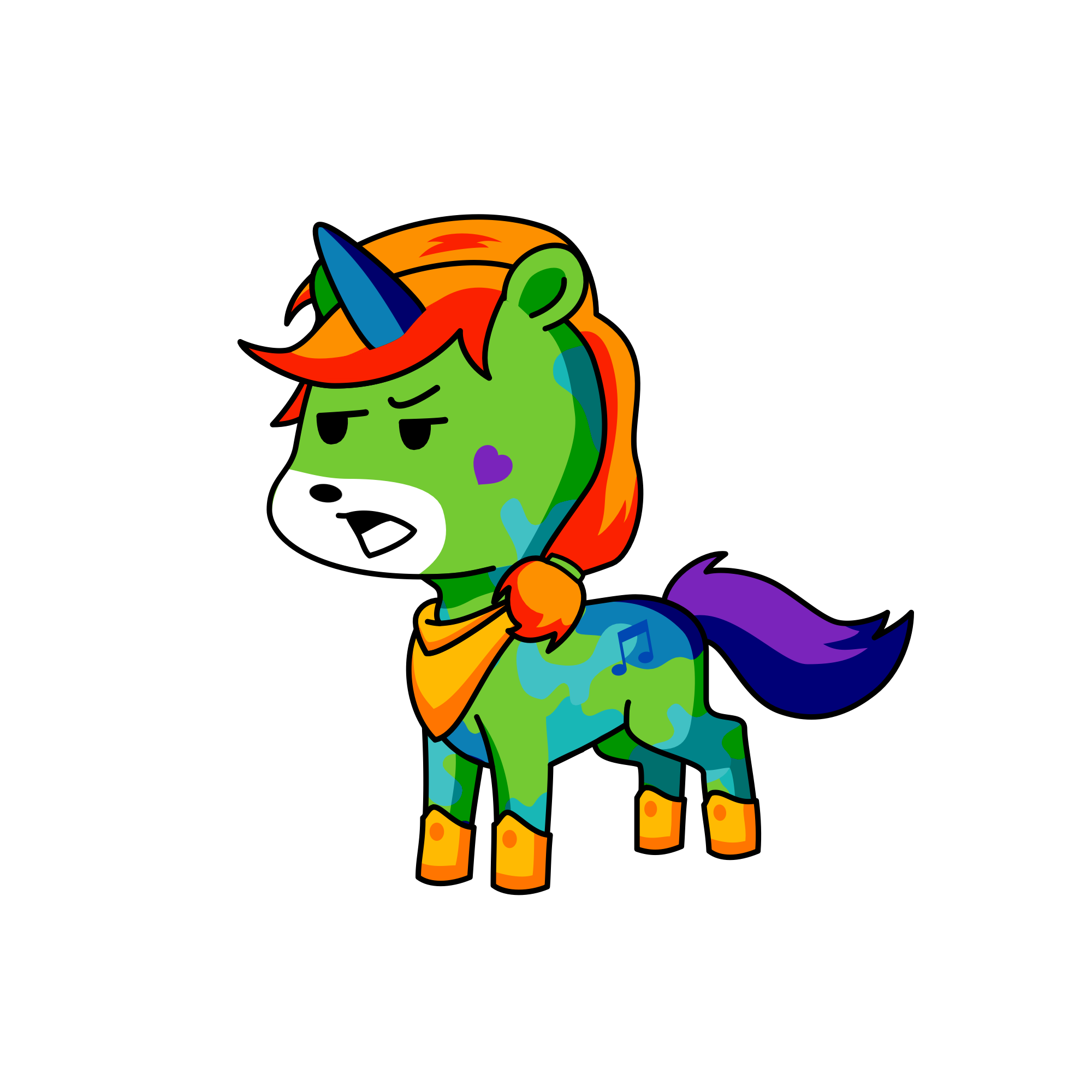 Uuhuuuuuririruutehebfhr, the unicorn