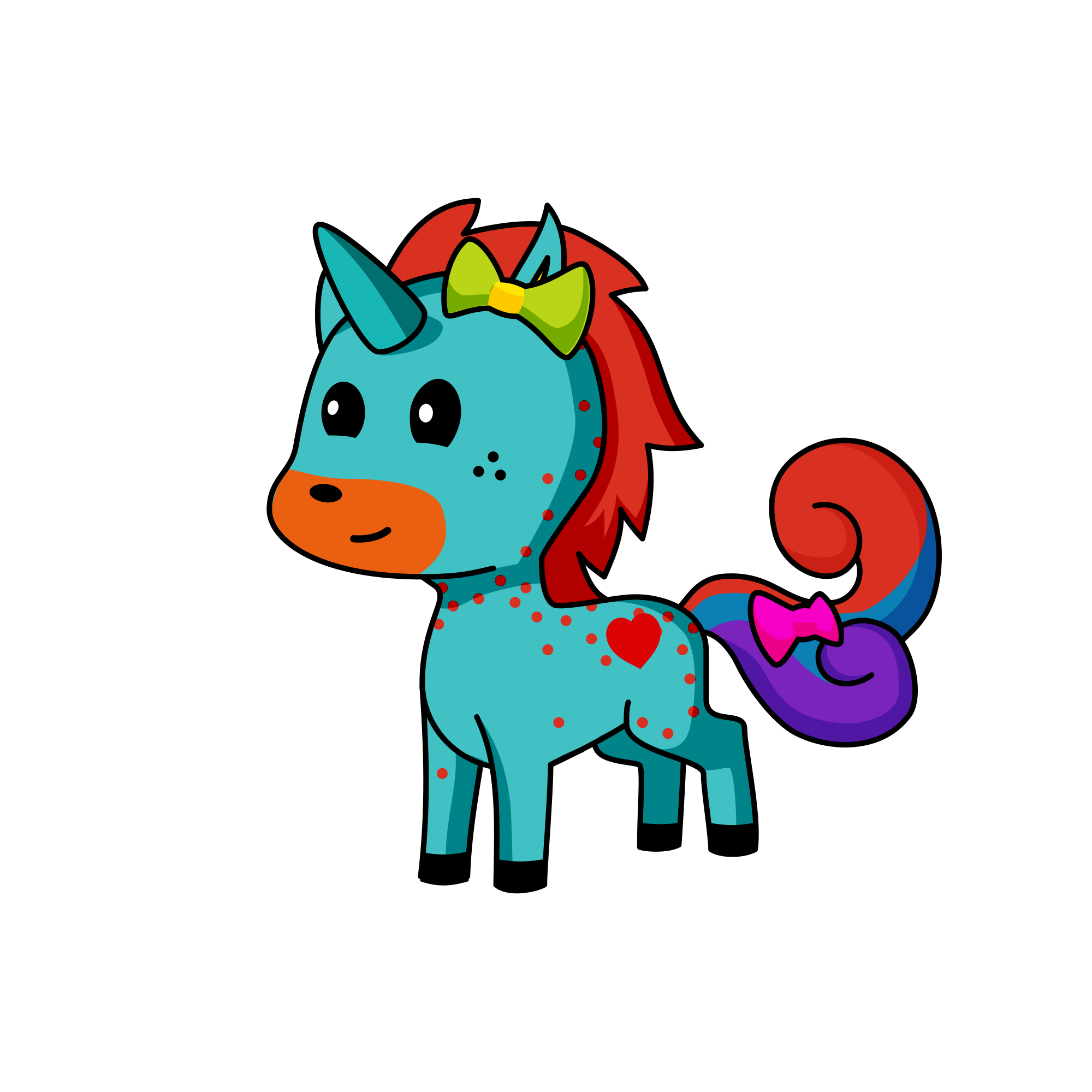 Valentine, the unicorn