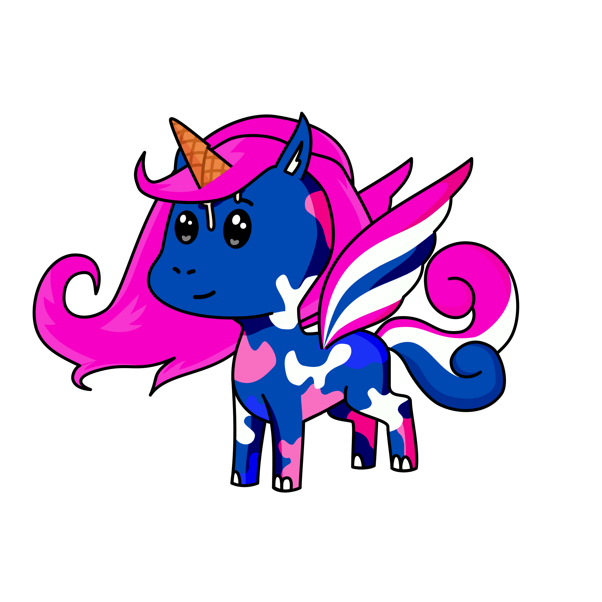 Ice cream, the unicorn