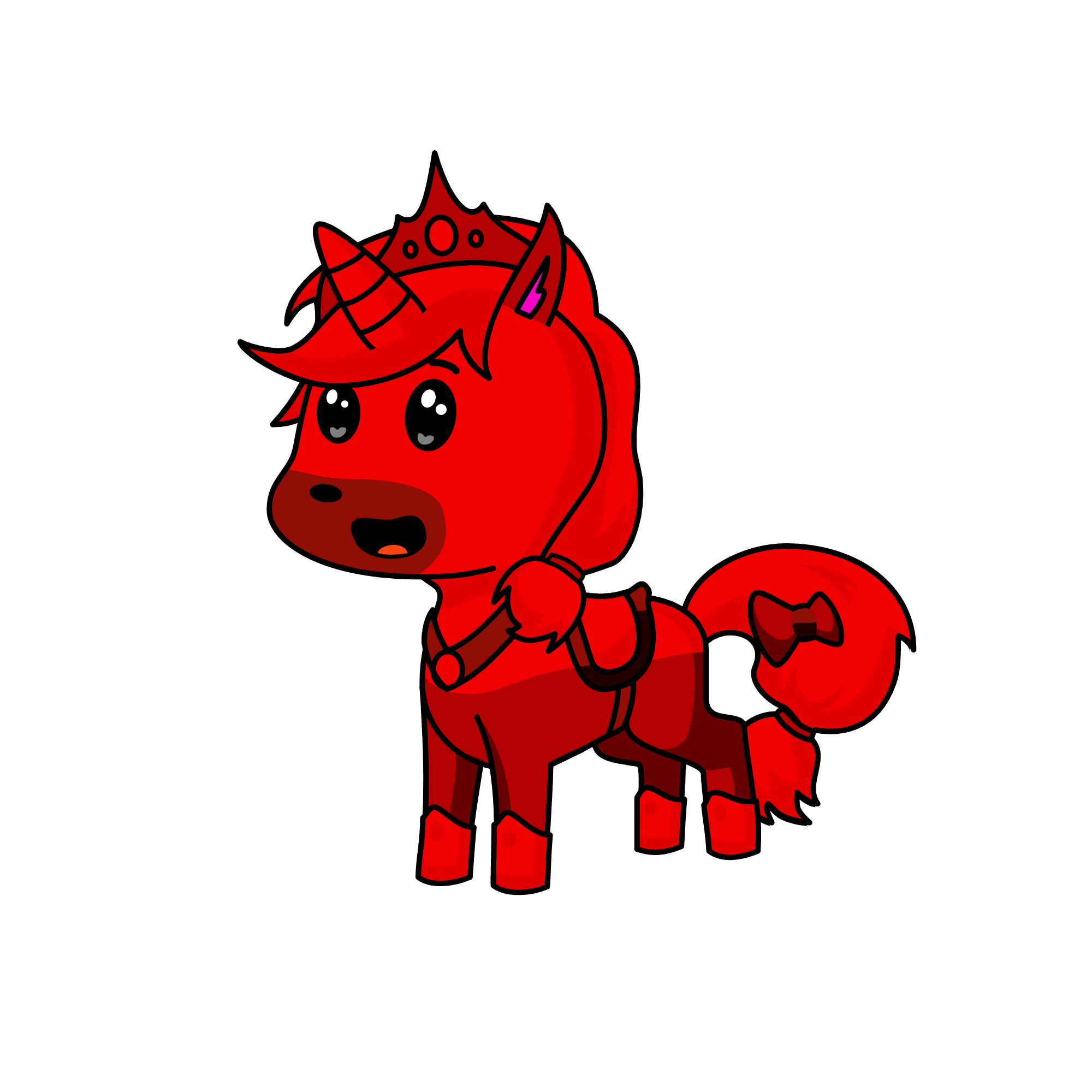 Scarlet, the unicorn