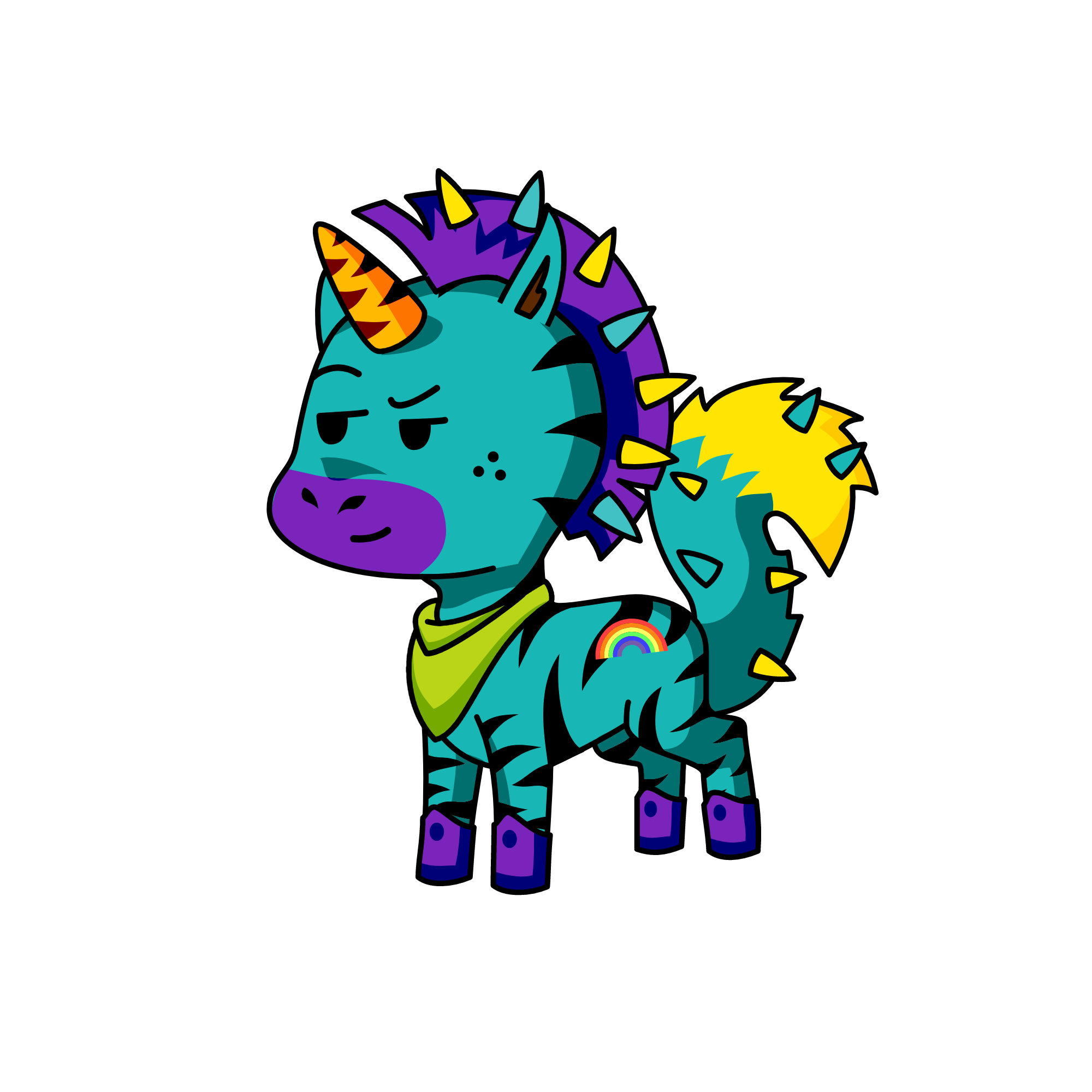 cool, the unicorn