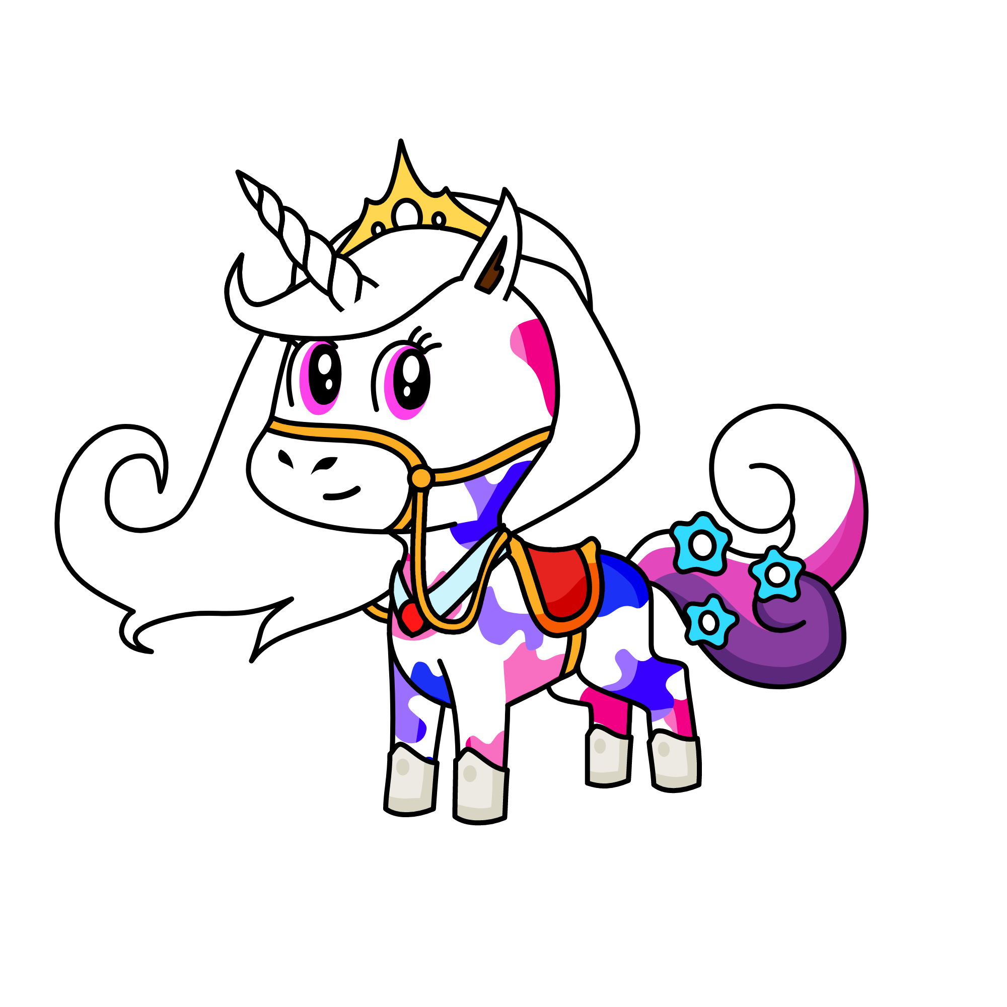 Modella, the unicorn
