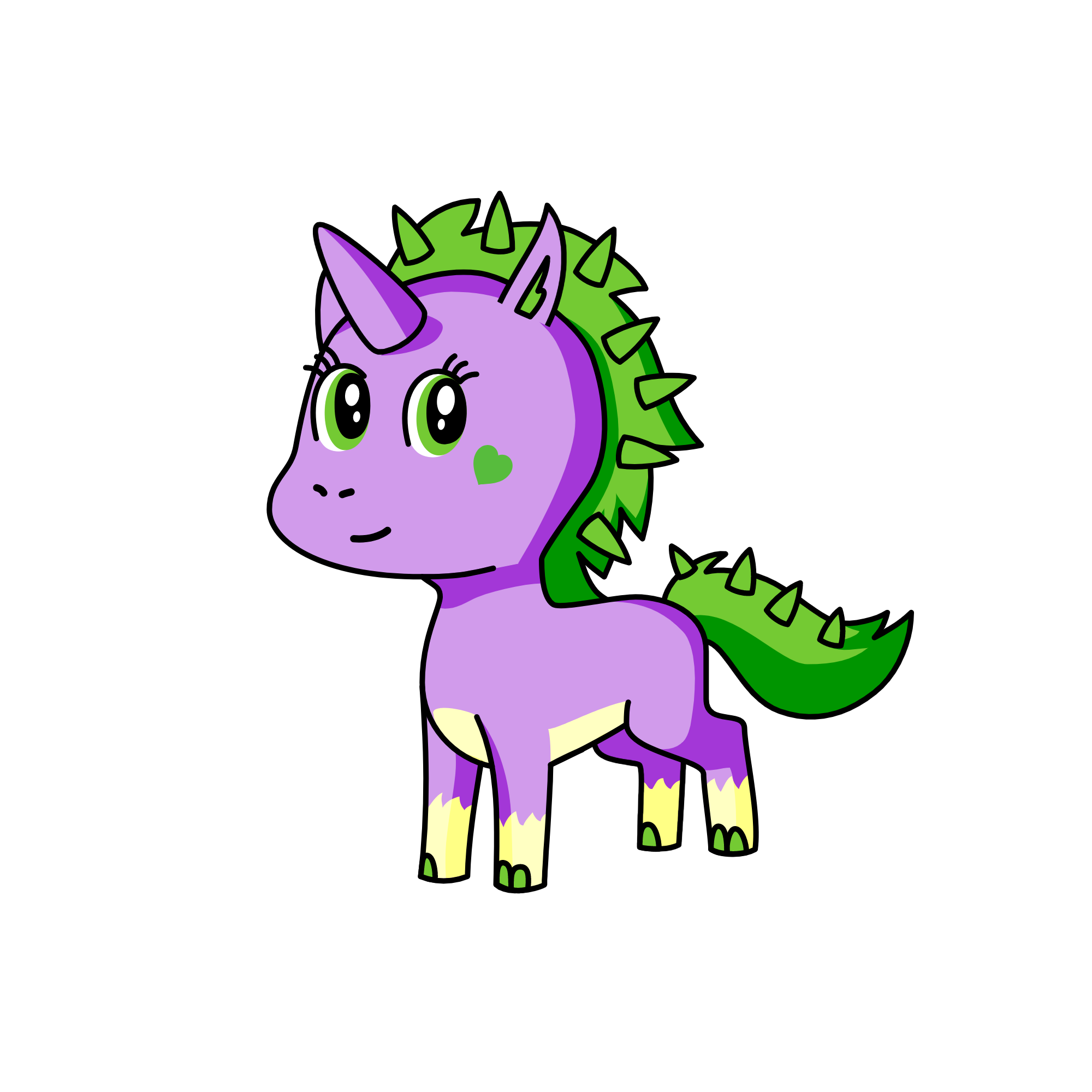 spike, the unicorn