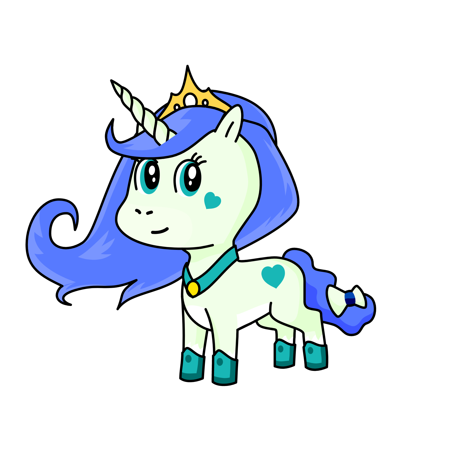 winter, the unicorn