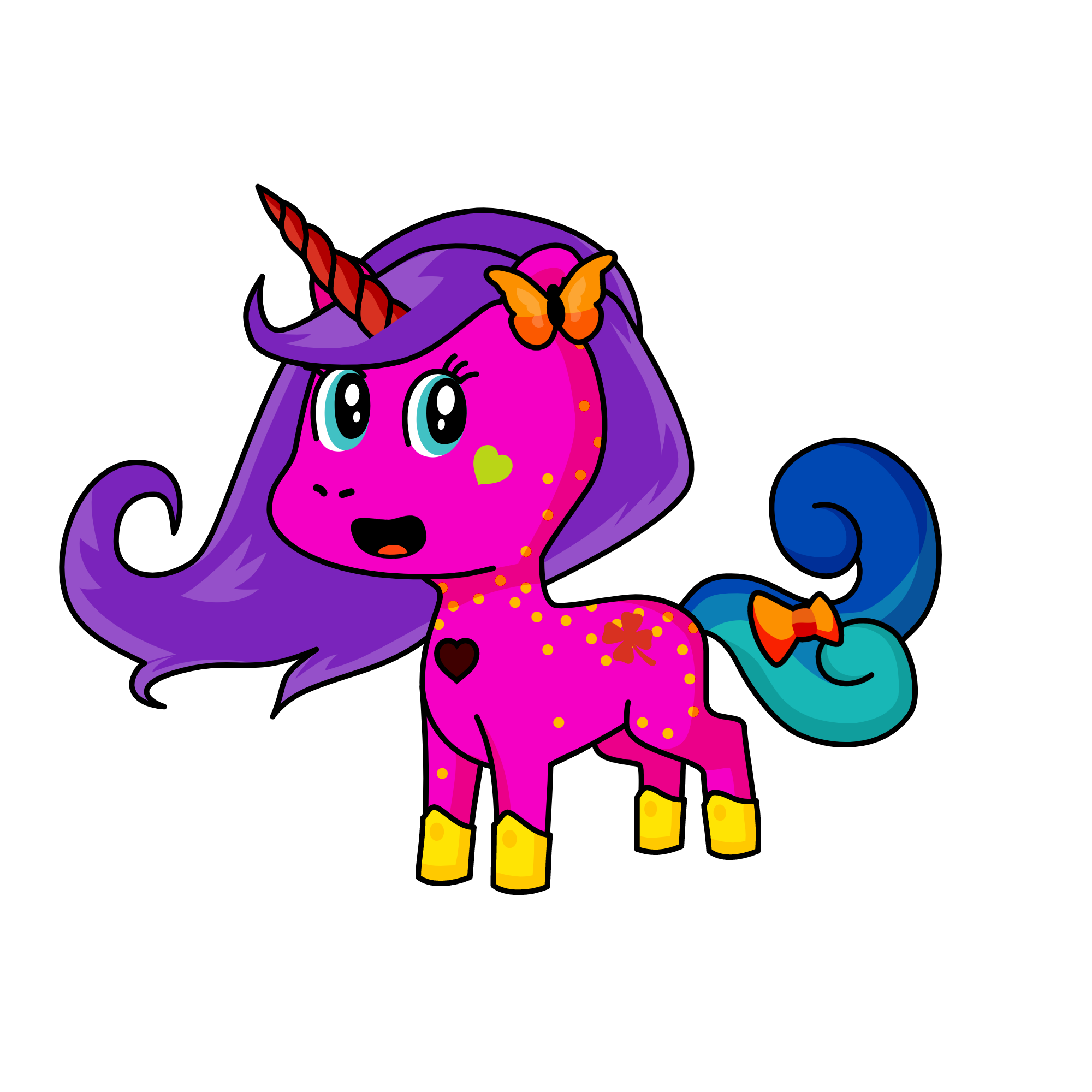Fluttershy, the unicorn