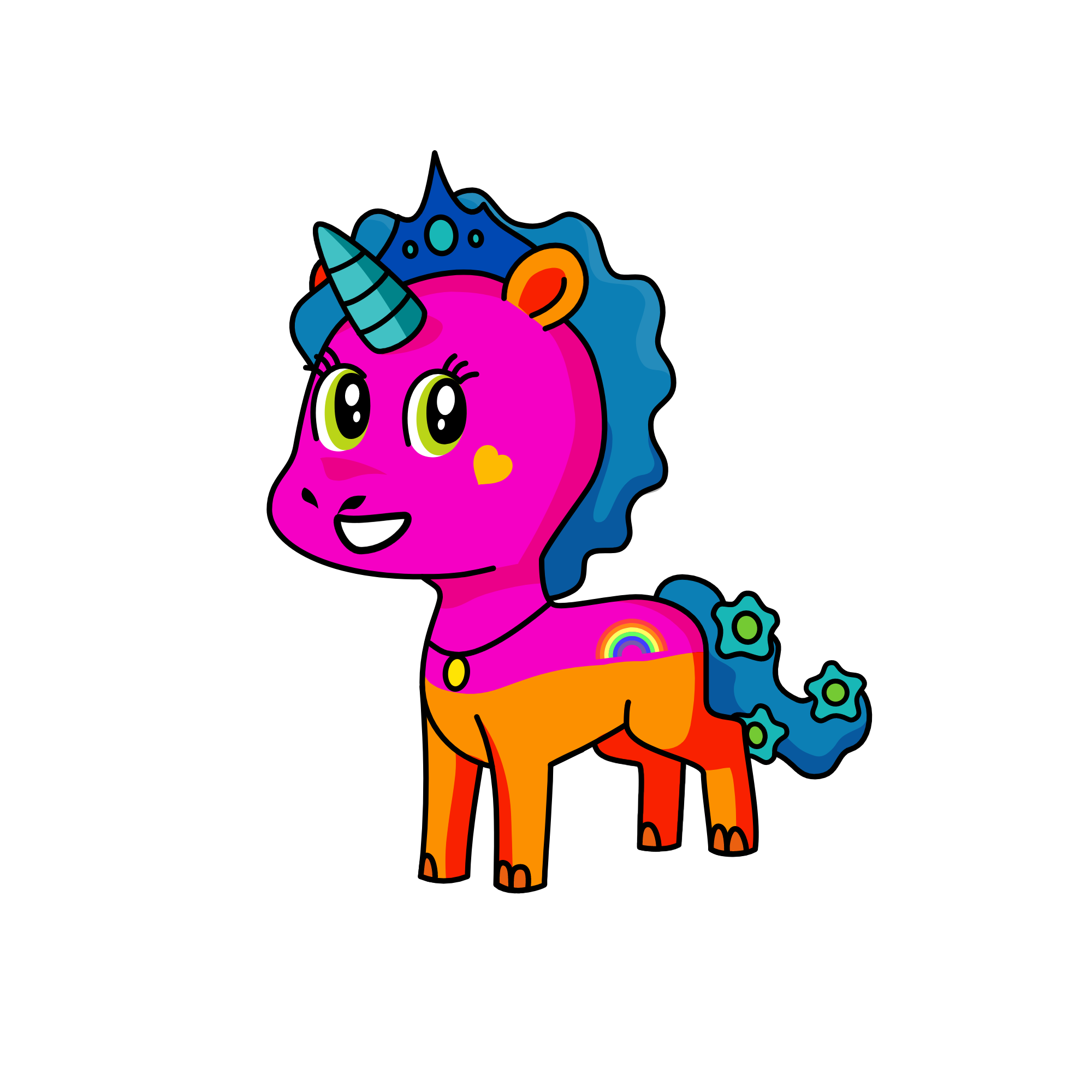 NIGHT CORN, the unicorn
